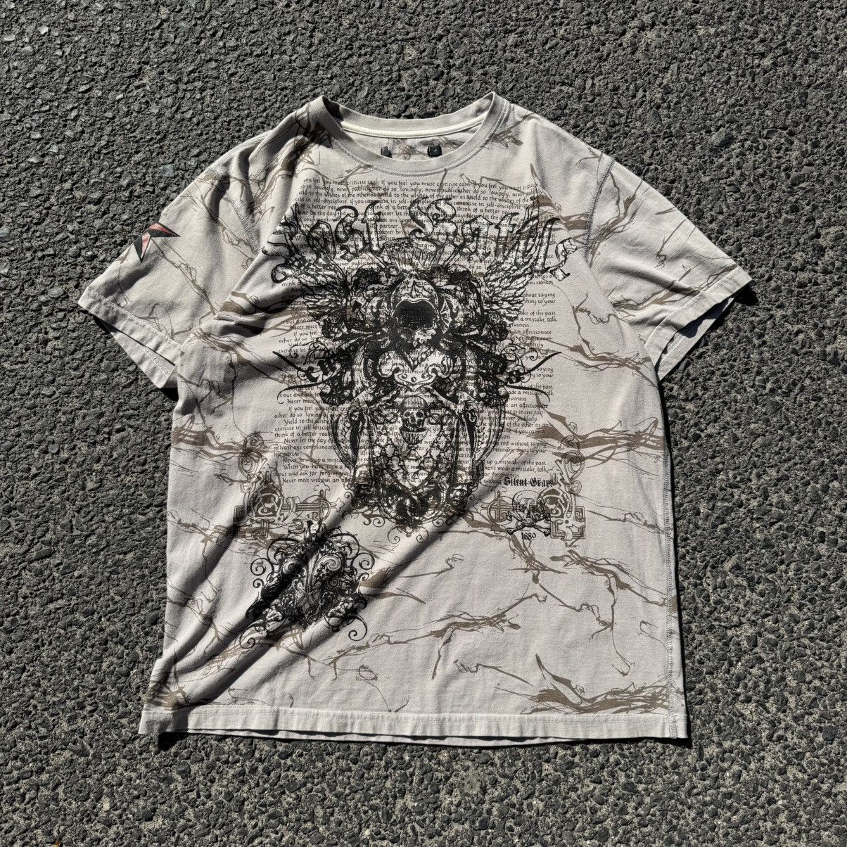 Affliction × Southpole × Tapout Affliction Type Dust Camo Tees Lost Battle y2k drain swag Size US M / EU 48-50 / 2 - 1 Thumbnail