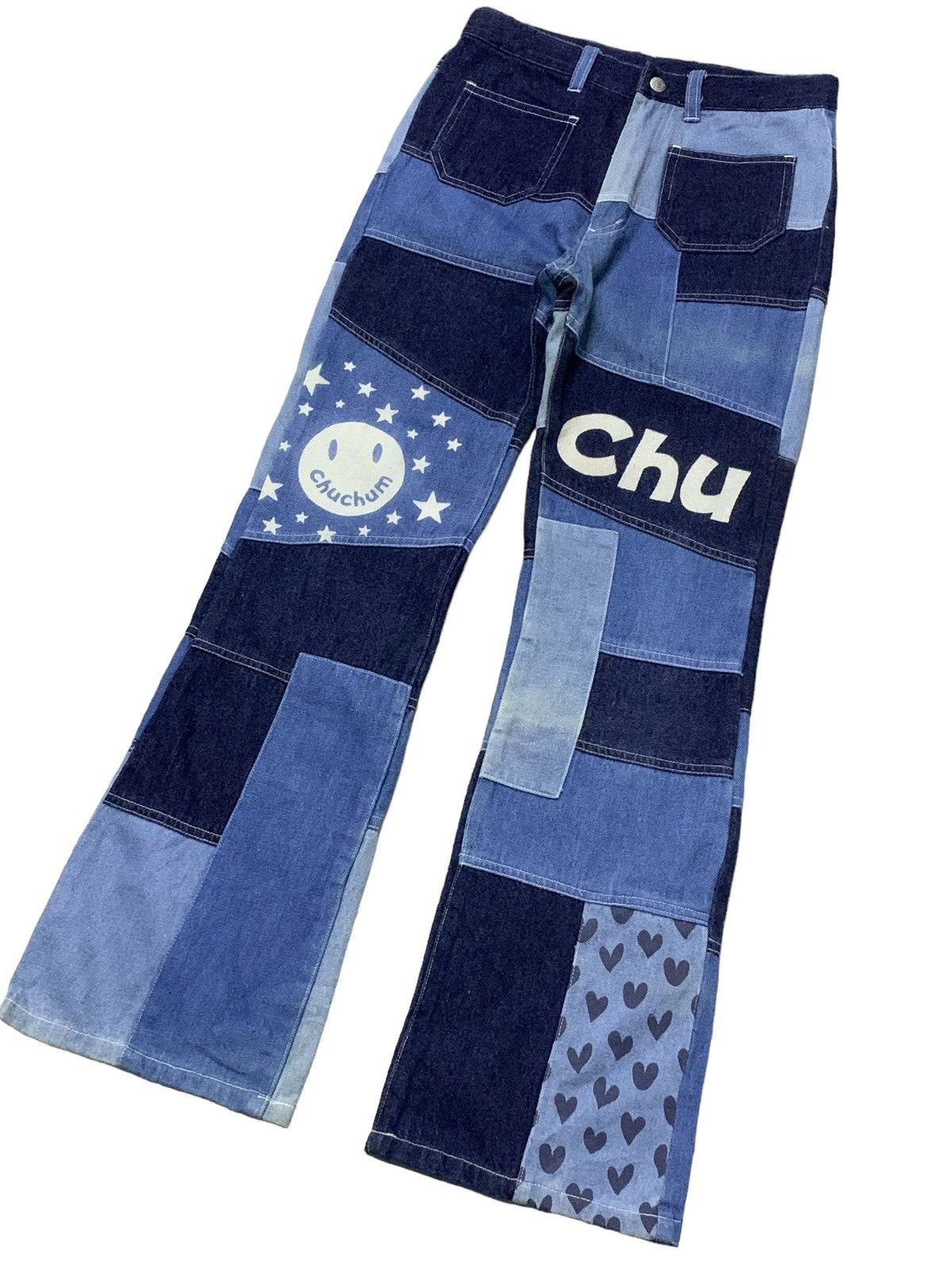 Japanese Brand Chuchum Hagi Kinky Style Flare Denim Pants Size US 26 / EU 42 - 3 Thumbnail