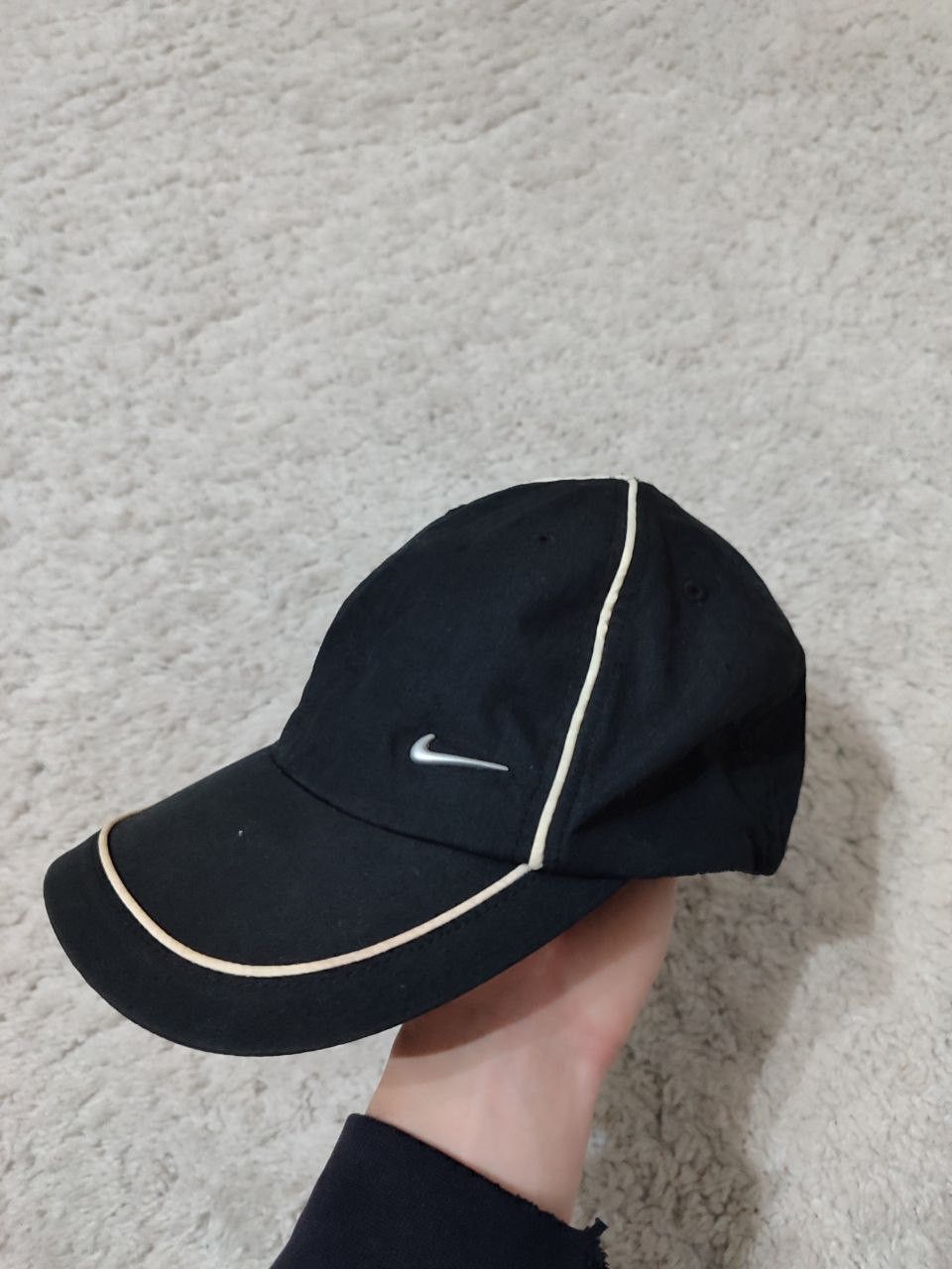 Nike × Vintage ♟Vintage Nike Cap Small Swoosh 90s Size ONE SIZE - 2 Thumbnail