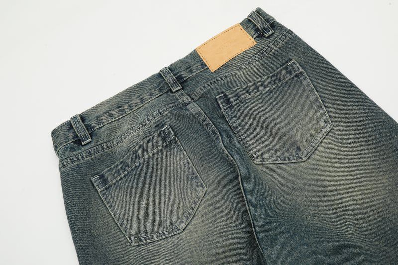 Japanese Brand Street casual solid color distressed flared casual jeans Size US 32 / EU 48 - 5 Thumbnail