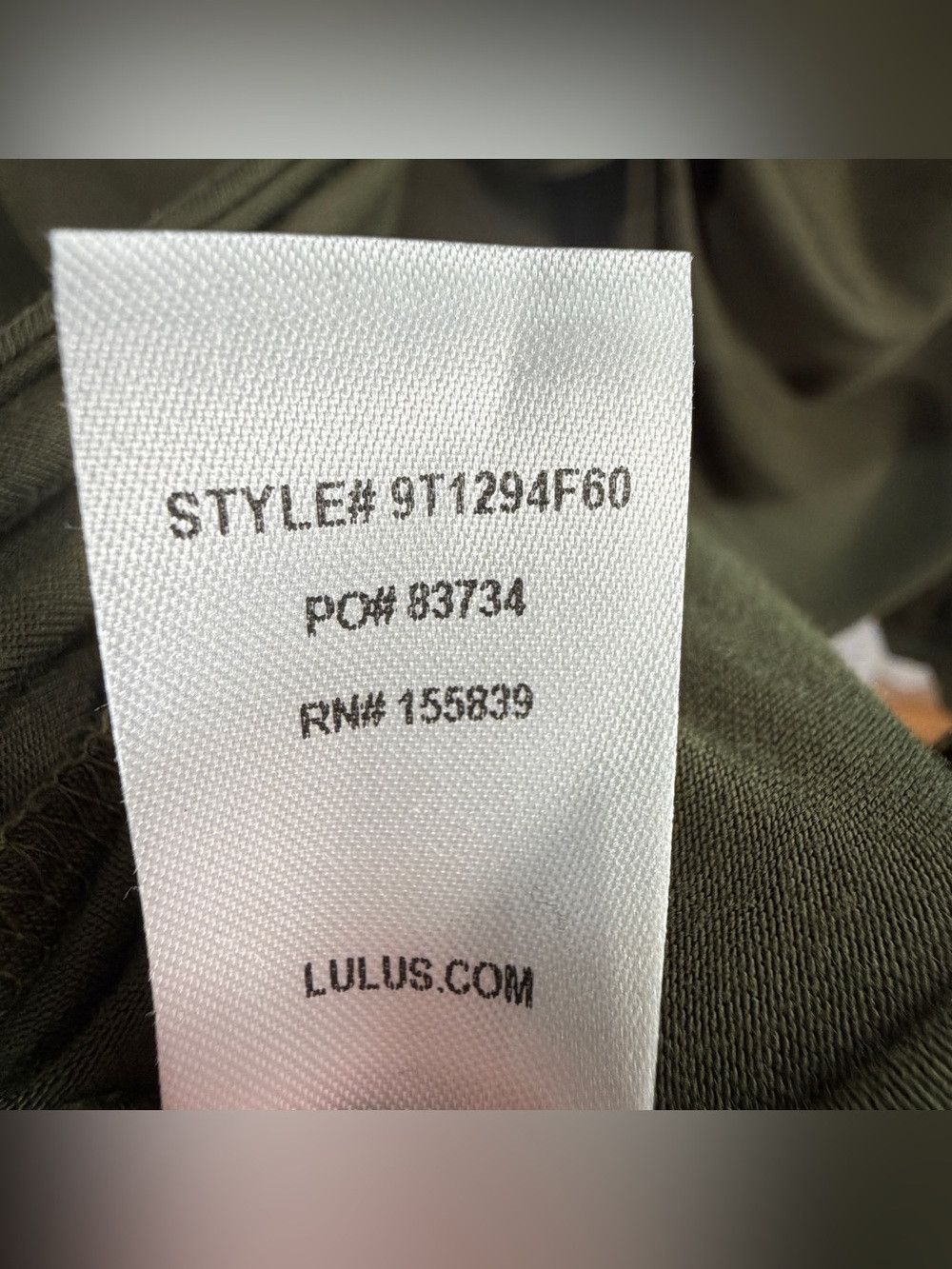 Lulus Spin Around Olive Green Long Sleeve Twist-Back Top Size S / US 4 / IT 40 - 8 Thumbnail