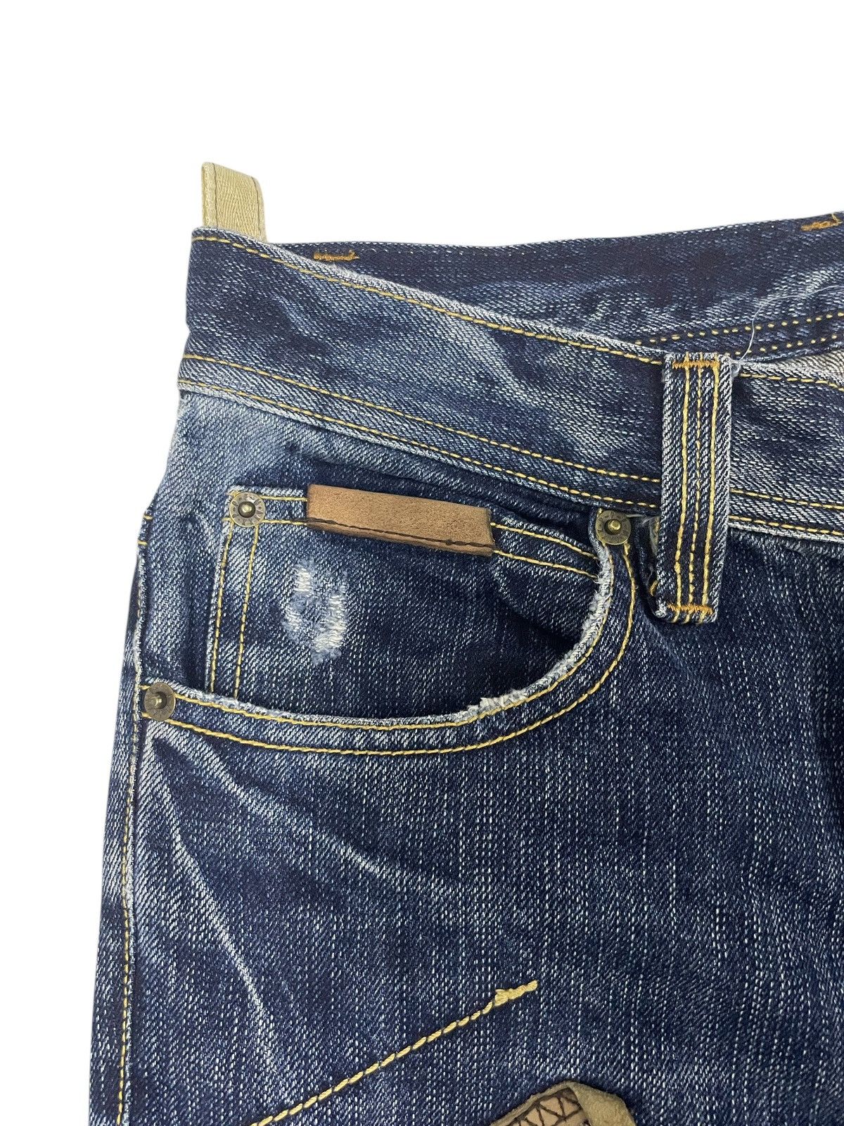 PPFM PPFM Bikers Distressed Jeans Size US 29 - 9 Thumbnail