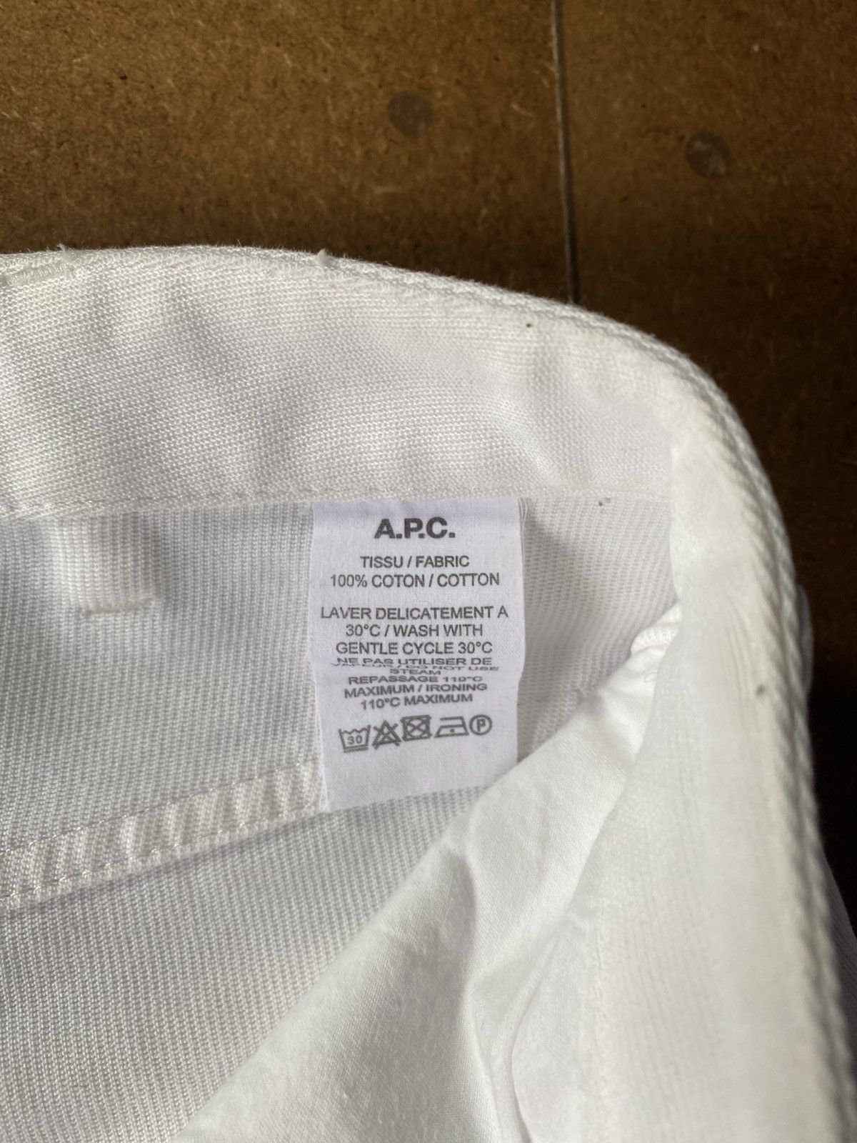 A.P.C. APC - White Carpenter Pants - 2017 Size US 28 / EU 44 - 7 Thumbnail