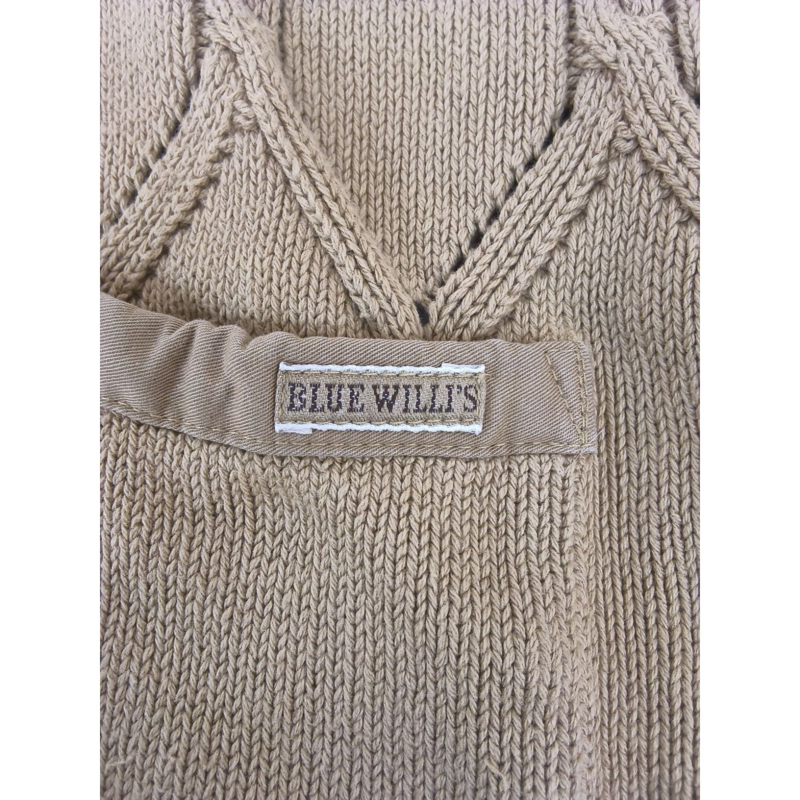 Other Blue Willi's Denmark Cardigan Women's M Beige 100% Cotton Size M / US 6-8 / IT 42-44 - 10 Thumbnail