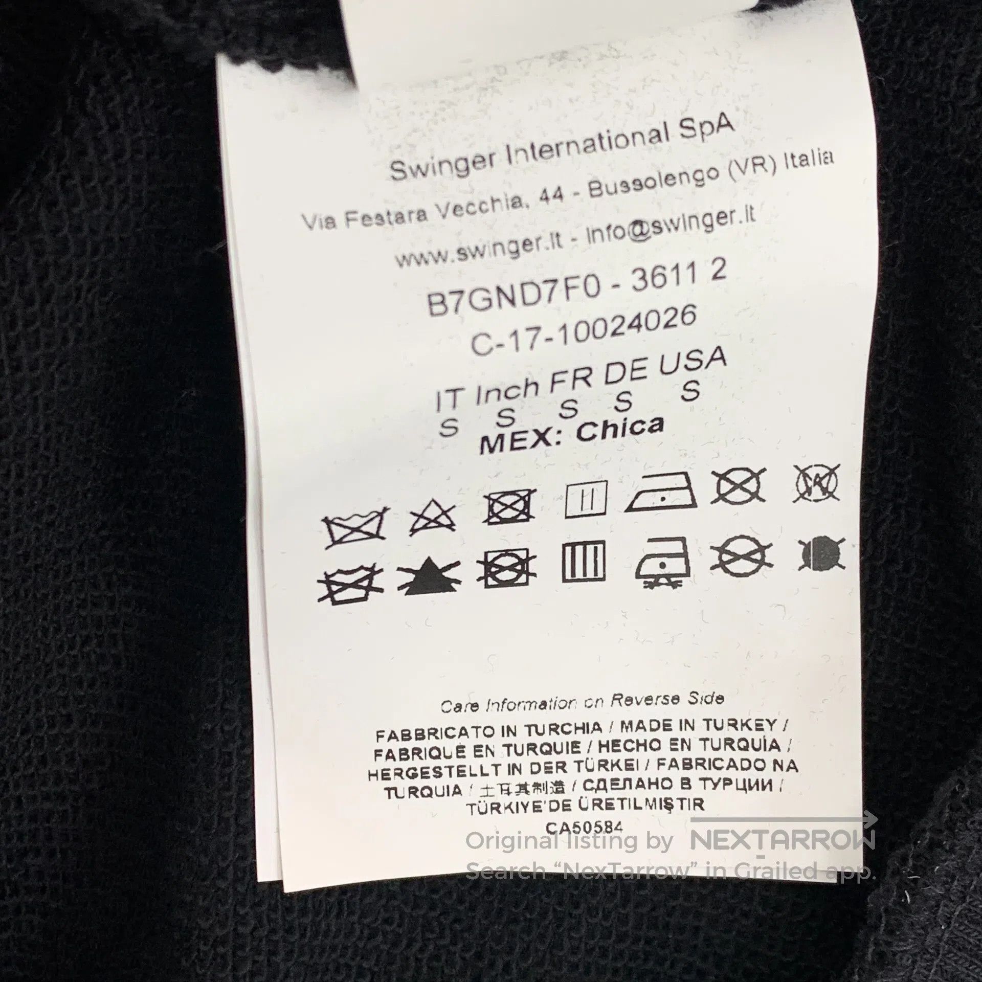 Versace Versace Black Logo Pattern Print Cotton Round Neck Long Sl Size US S / EU 44-46 / 1 - 8 Thumbnail