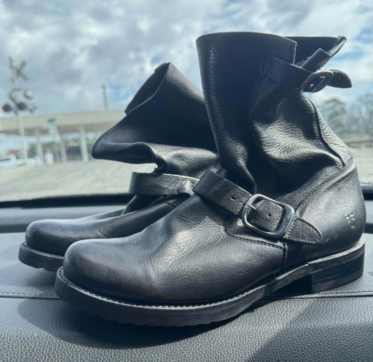 Frye FRYE Veronica Women Short Leather Boots Size US 9.5 / IT 39.5 - 3 Thumbnail