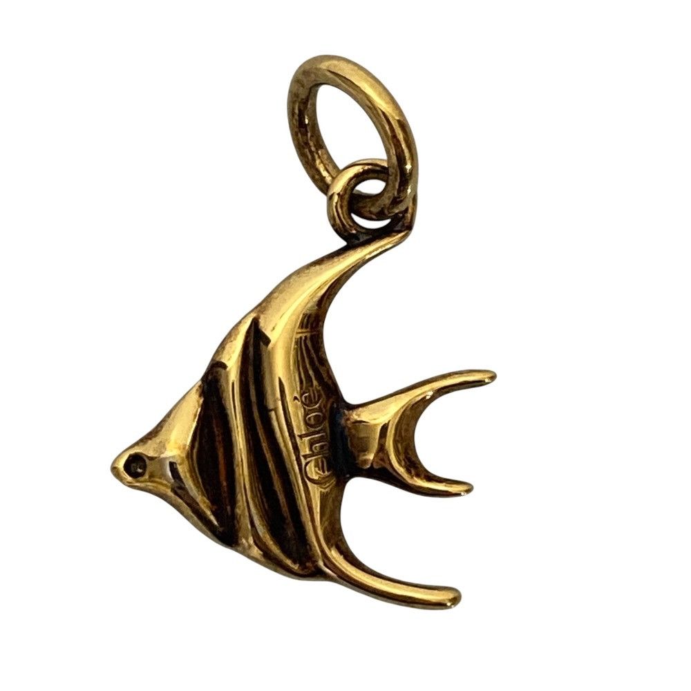 Chloe Chloe Chloe Alphabet Fish Charm Metal Charm DUTY FREE for USA Size ONE SIZE - 1 Thumbnail