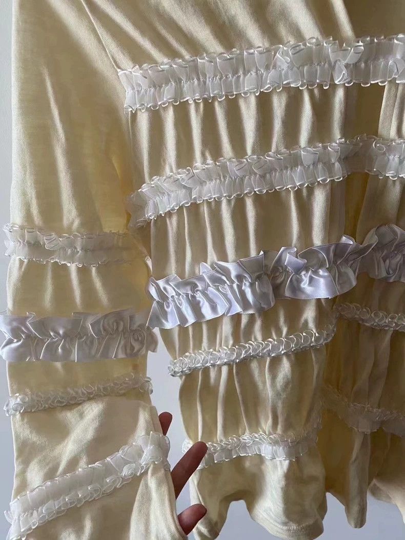 Comme des Garcons Comme Des Garcons CDG main line lace pleated top Size S / US 4 / IT 40 - 5 Thumbnail
