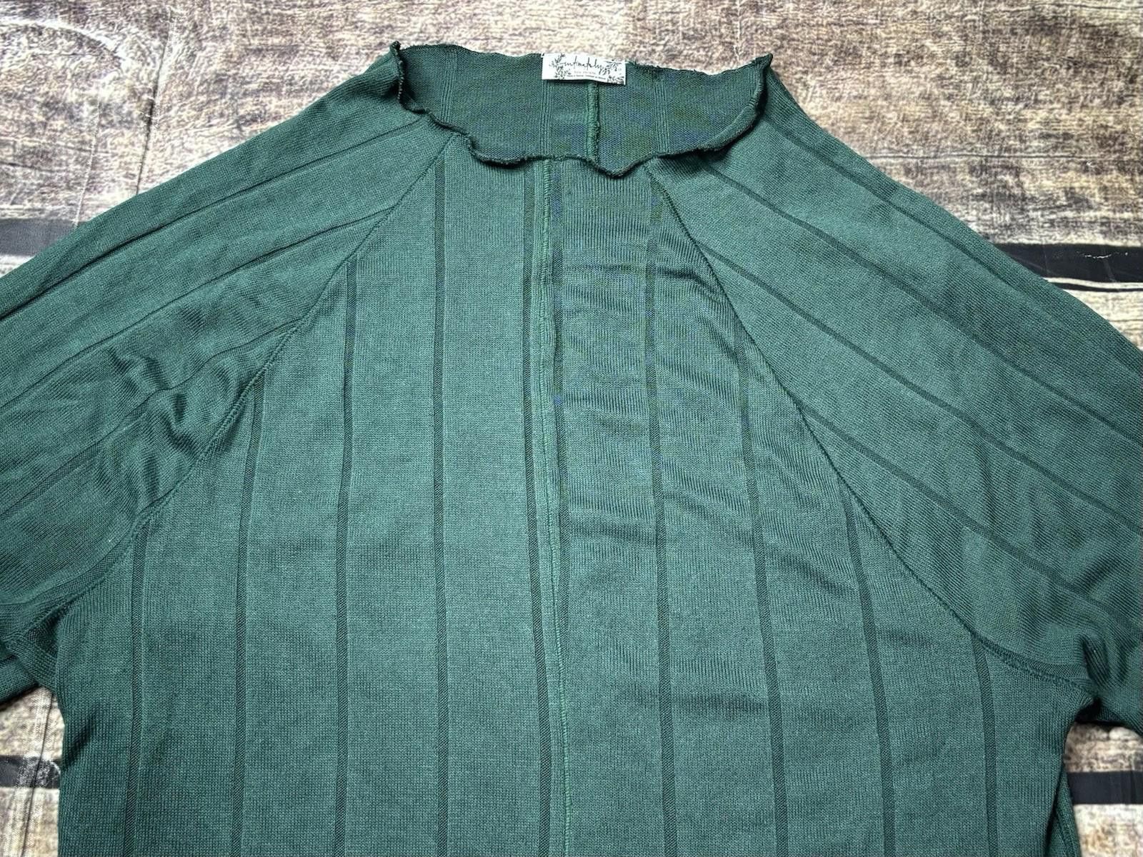 Free People Free People Intimately Top Womens Large Green Eyed Stretch Size L / US 10 / IT 46 - 4 Thumbnail