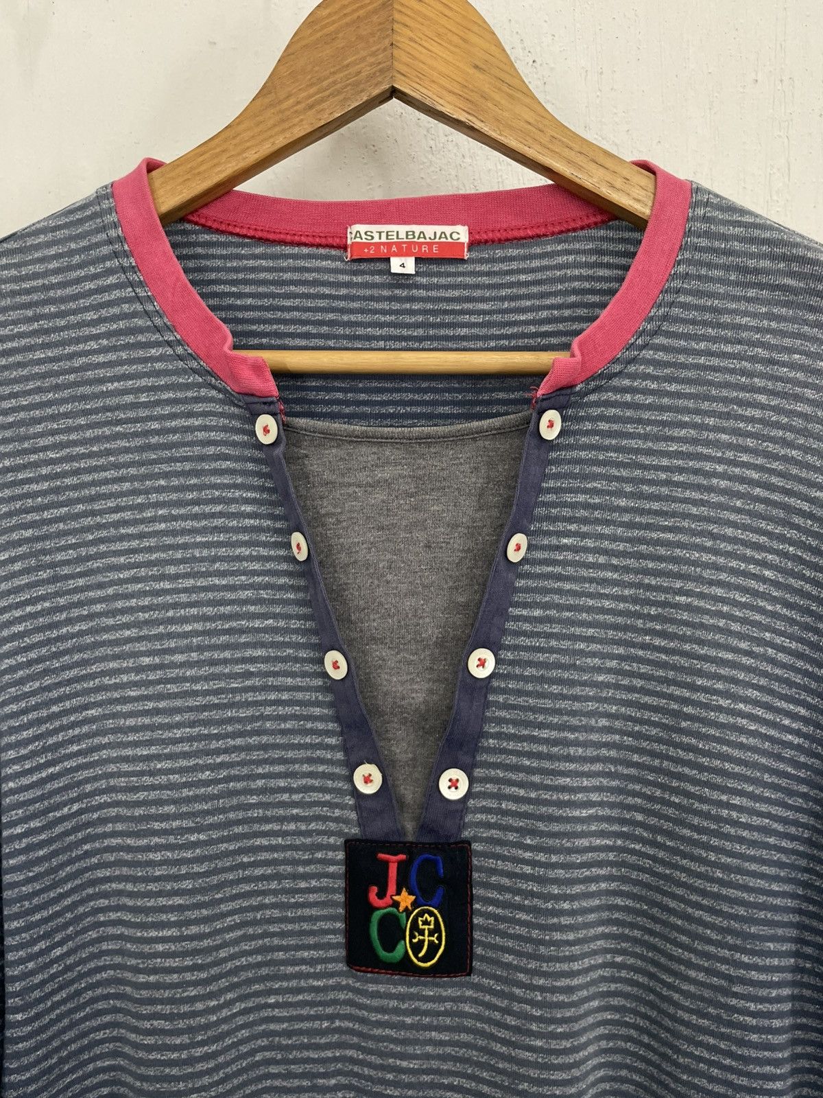 Designer × Jean Charles De Castelbajac Castelbajac +2Nature JCDC Logo Faded Stripe Size US M / EU 48-50 / 2 - 4 Thumbnail