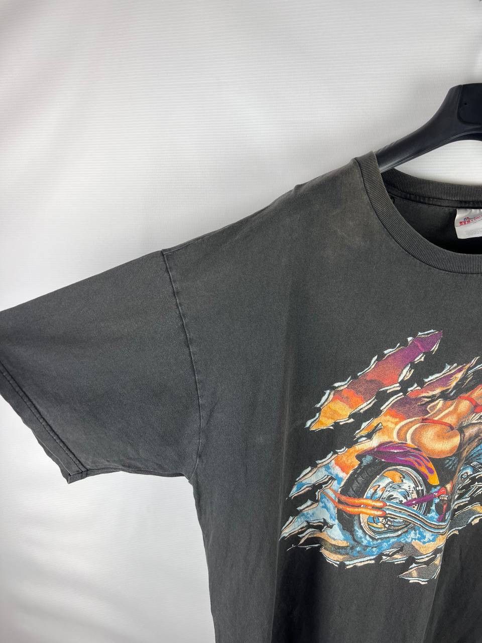 Other Bike Racing Girl vintage t-shirt size XL Size US XL / EU 56 / 4 - 5 Thumbnail