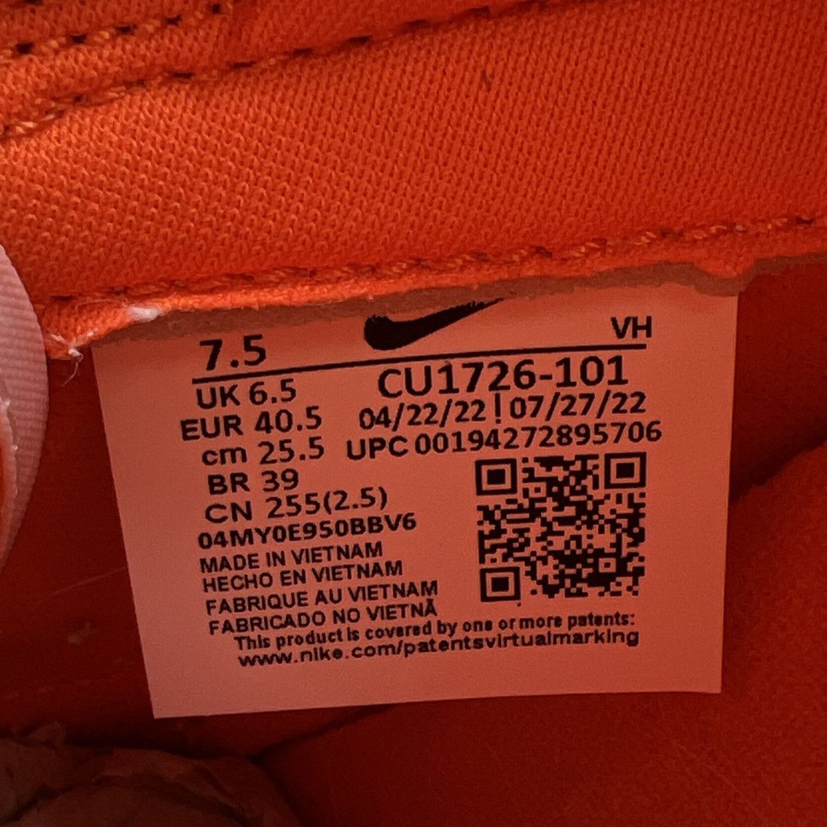 Nike Nike dunk low Syracuse Size US 7.5 / EU 40-41 - 8 Thumbnail