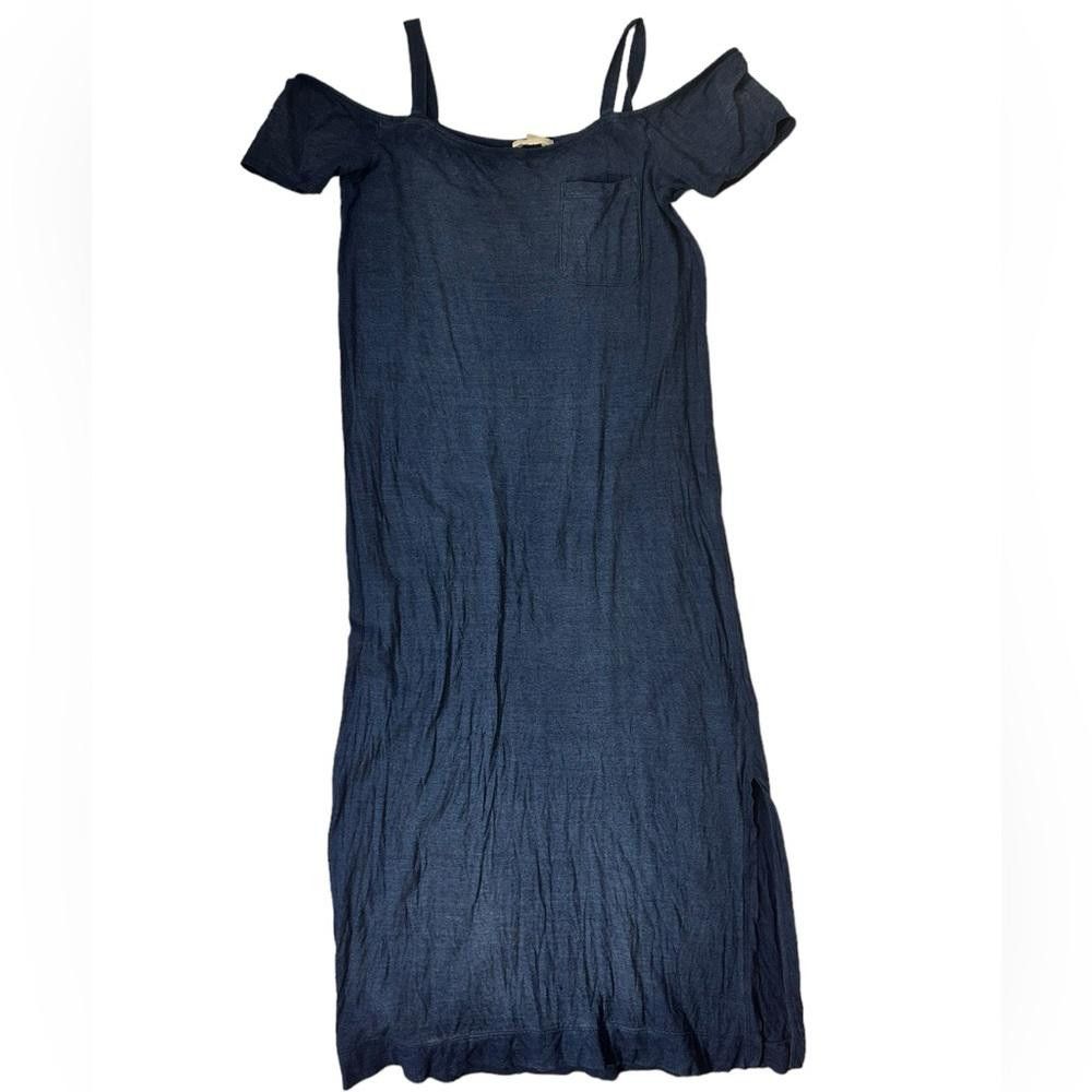 Designer Anthropologie l Cloth & Stone Jersey Midi Dress Medium Size M / US 6-8 / IT 42-44 - 2 Thumbnail