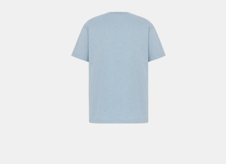 Dior o1w1db11025 513J69 Dior Archives Labels T-Shirt in Blue Size US M / EU 48-50 / 2 - 2 Thumbnail