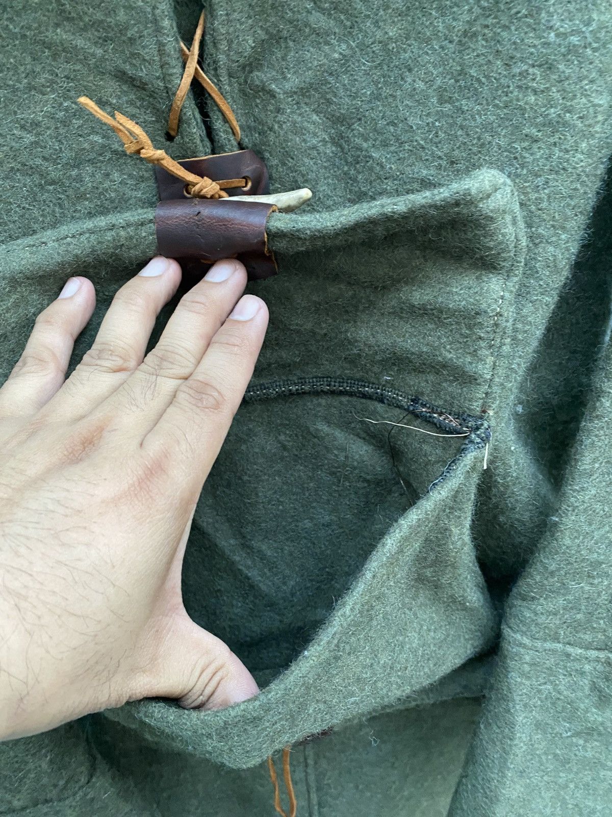 Vintage 2023 Custom-Made Woodland Wool Coat Size US S / EU 44-46 / 1 - 16 Thumbnail