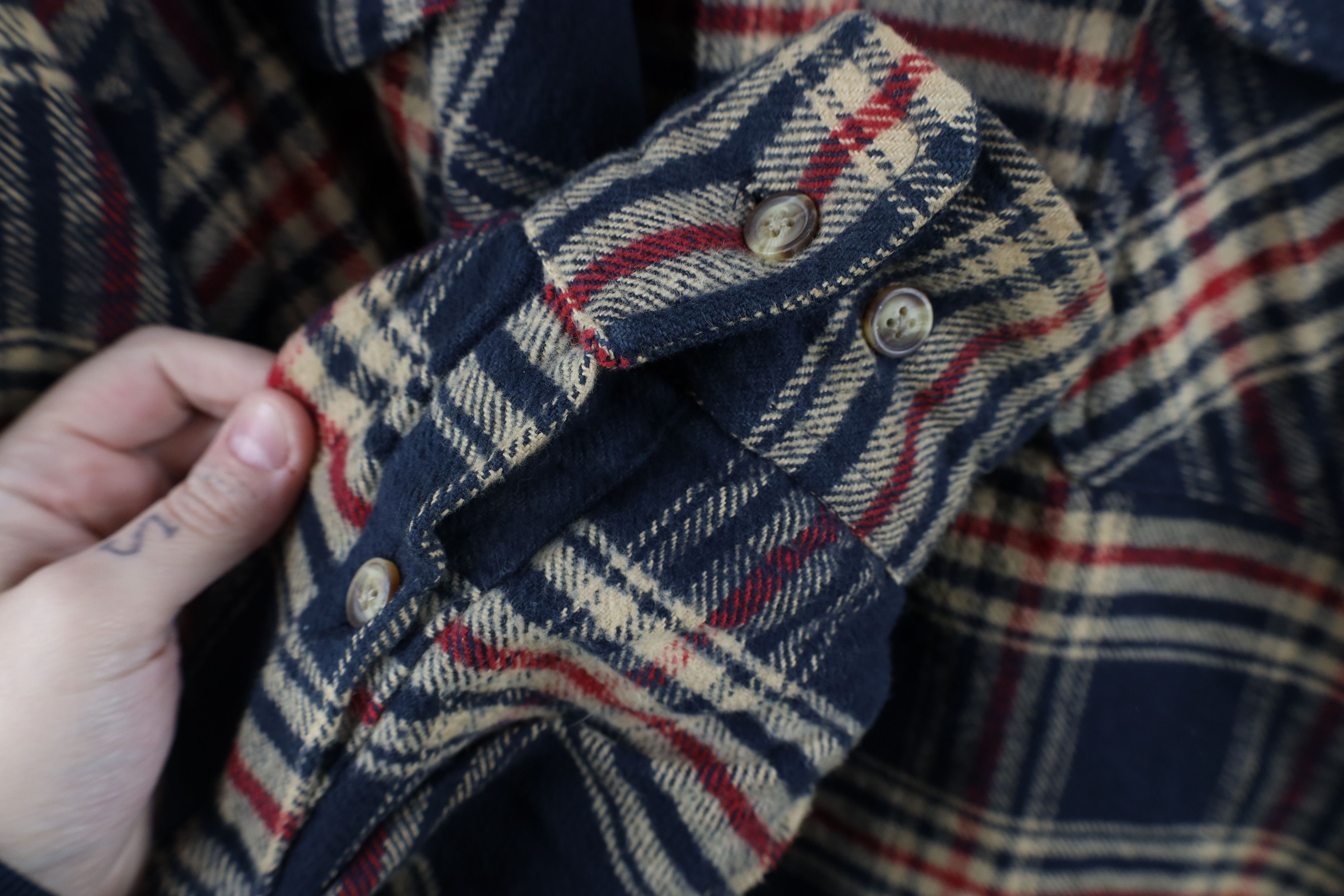Cabelas × Vintage Vintage 90s Cabelas Flannel Button Shirt Jacket Jac Shirt Size US XXL / EU 58 / 5 - 7 Thumbnail