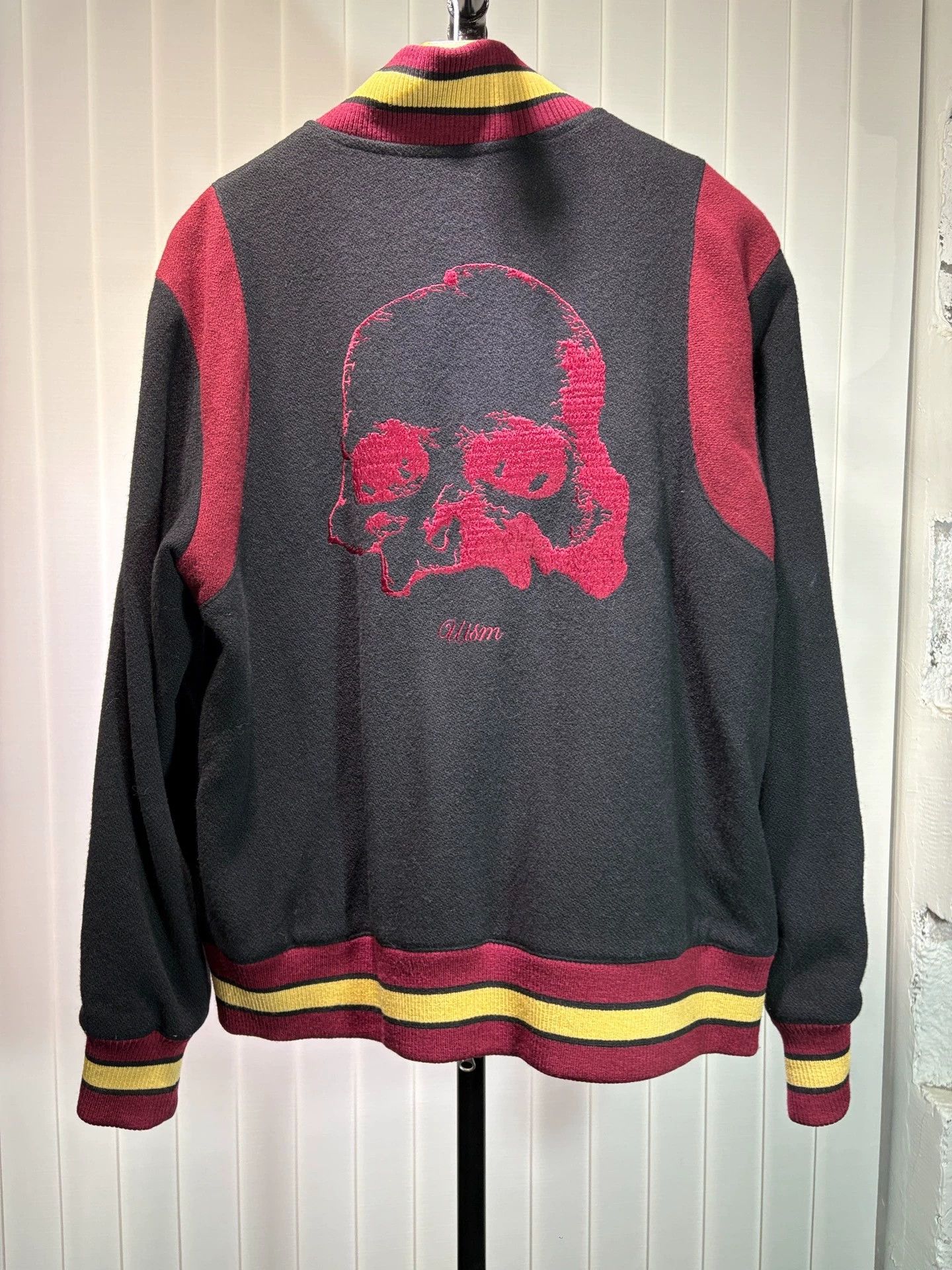 Undercover UNDERCOVER 04aw Skull Embroidered Wool Baseball Jkt Size US M / EU 48-50 / 2 - 2 Thumbnail