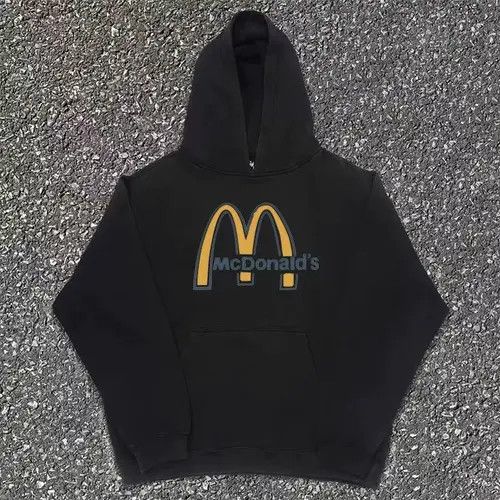 Japanese Brand Hoodie Black casual retro McDonald's print loose hoodie Size US L / EU 52-54 / 3 - 1 Thumbnail