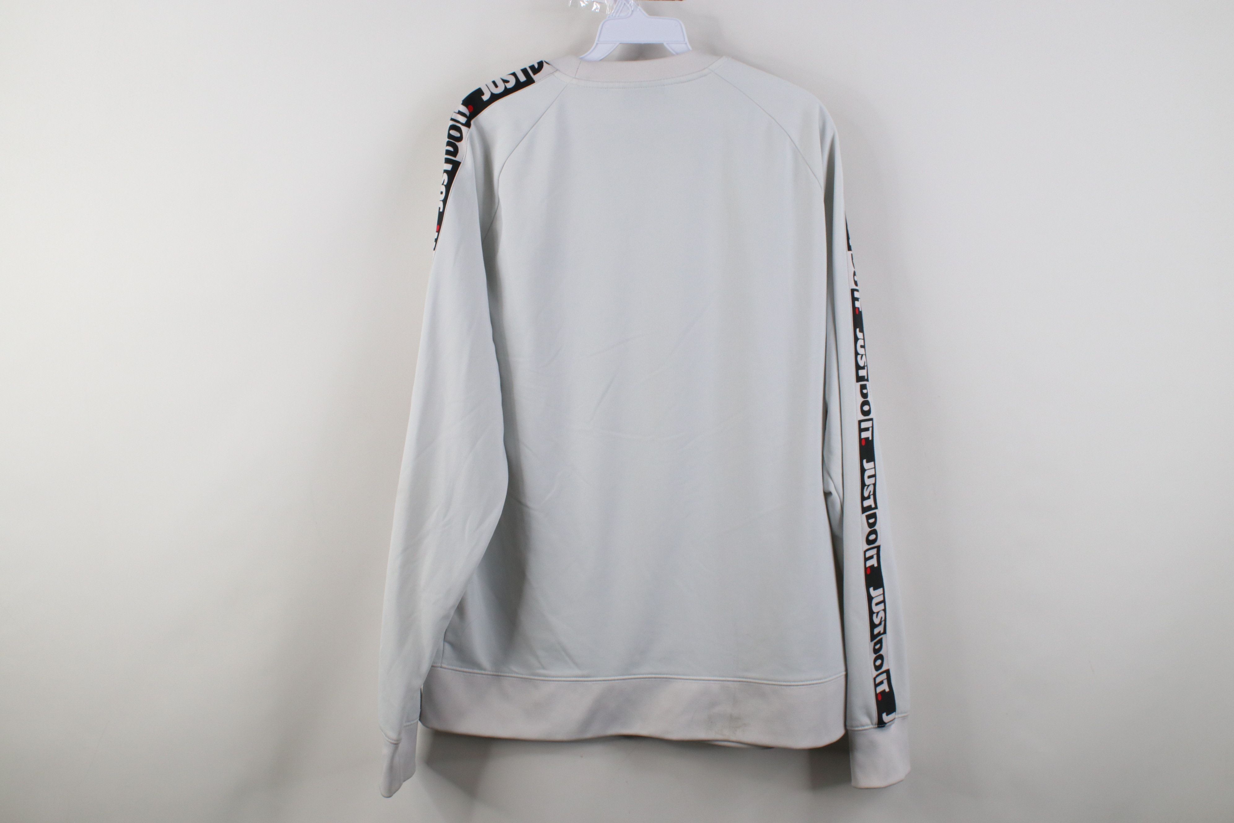 Nike Y2K Nike Taped Logo Lightweight Crewneck Sweatshirt White Size US L / EU 52-54 / 3 - 12 Thumbnail