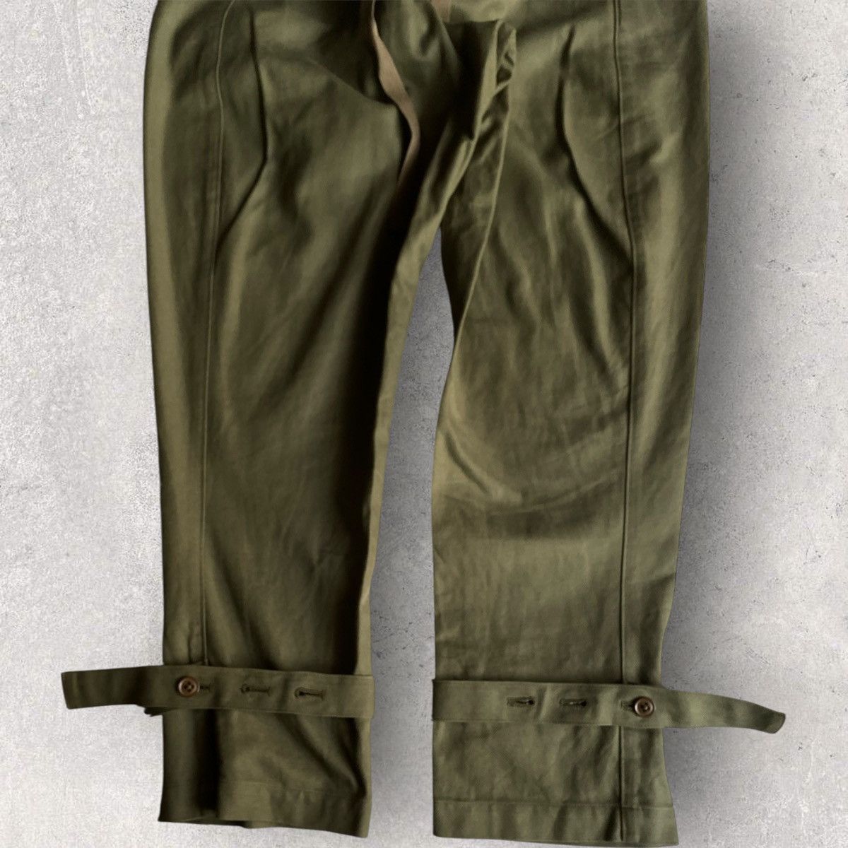 Yohji Yamamoto AW21-22 S’Yte Drop Crotch Military Pants Size US 32 / EU 48 - 4 Thumbnail