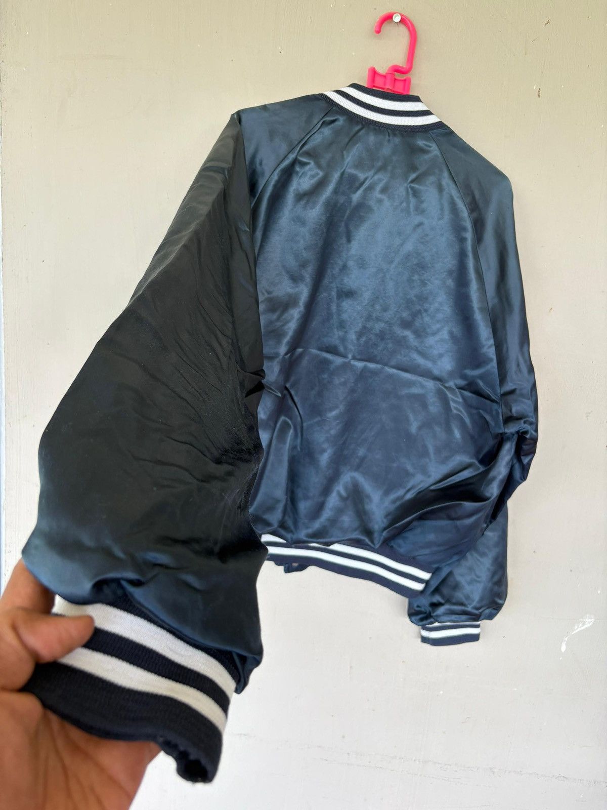 Chalk Line VTG 90's Chalk Line New York Yankess Bomba Jacket sun Faded Size US L / EU 52-54 / 3 - 8 Thumbnail