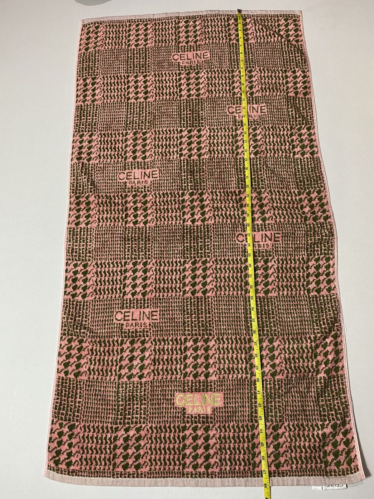 Celine Celine Monogram All Over Printed Towel Body Size ONE SIZE - 8 Thumbnail