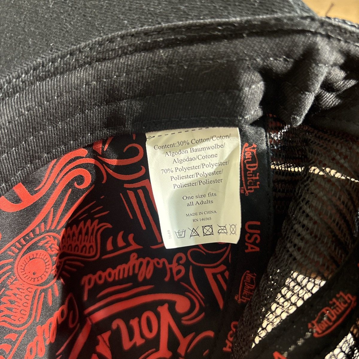 Von Dutch Von Dutch Roses Trucker Hat Size ONE SIZE - 6 Thumbnail