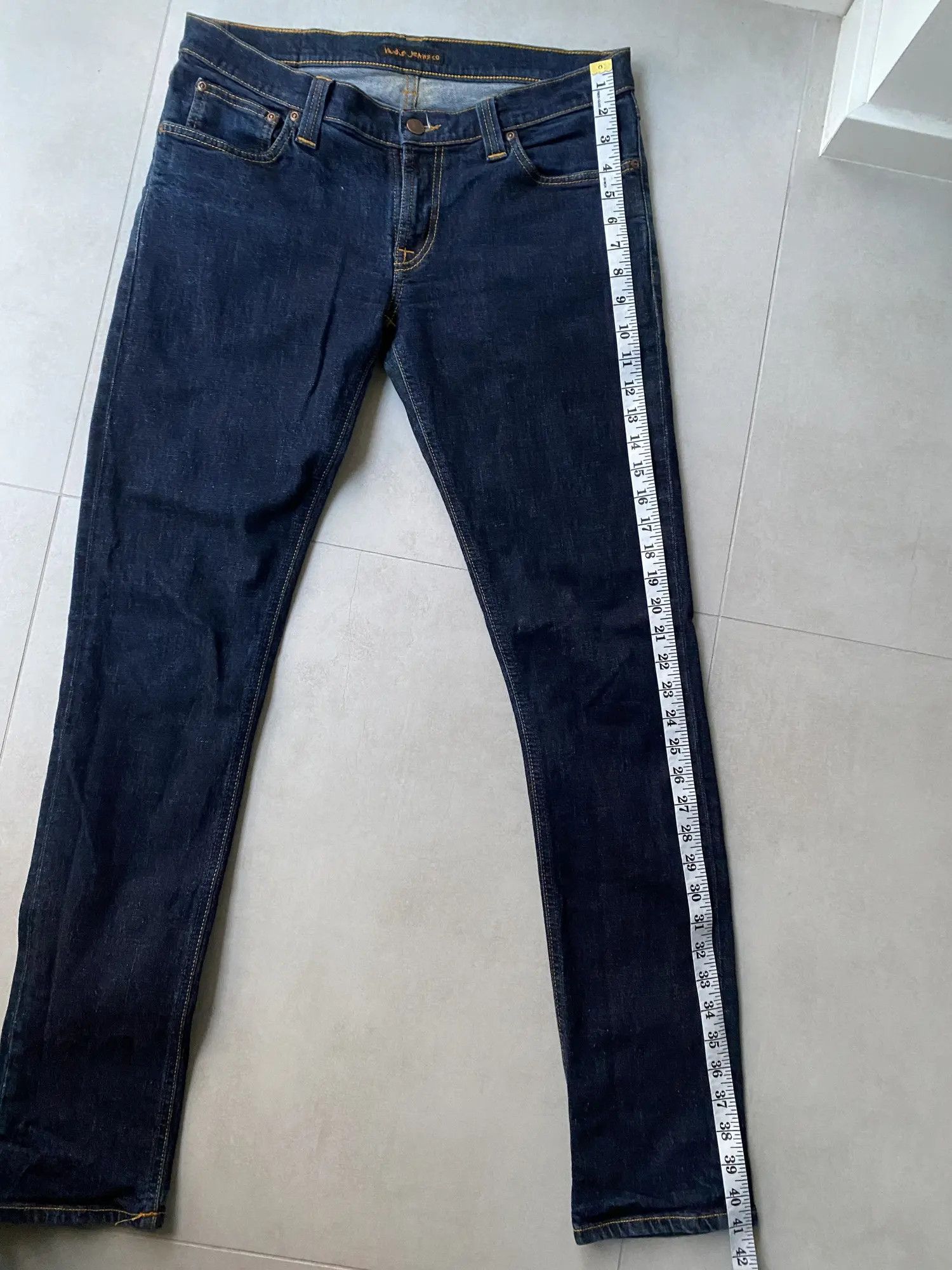 Nudie Jeans Nudie Jeans Tight Lonh John Org Twill Rinsed denim jeans 33 Size US 33 - 4 Thumbnail