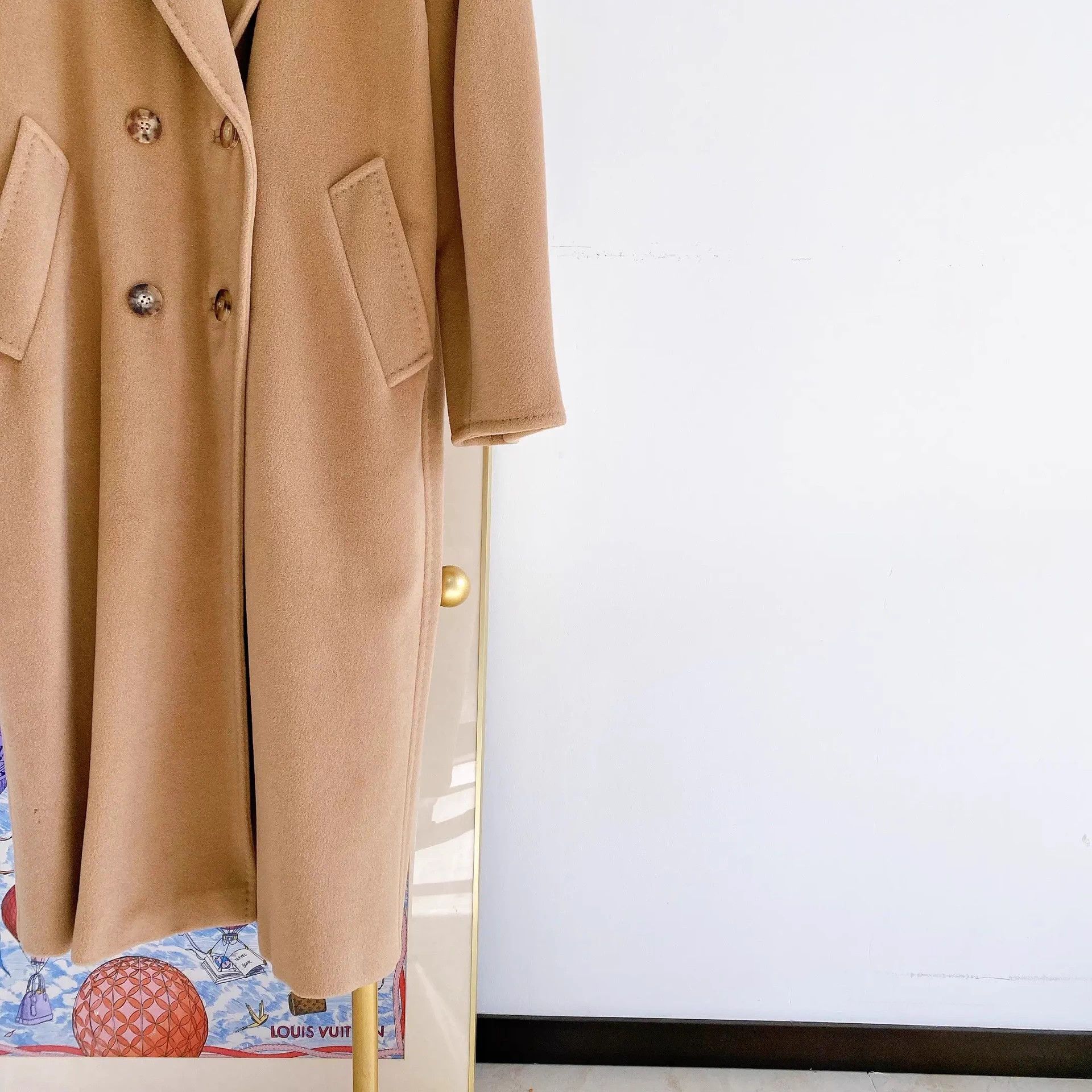 Max Mara Maxmara Khaki Coat 101801 34 Size XXS / US 00 / IT 34 - 5 Thumbnail