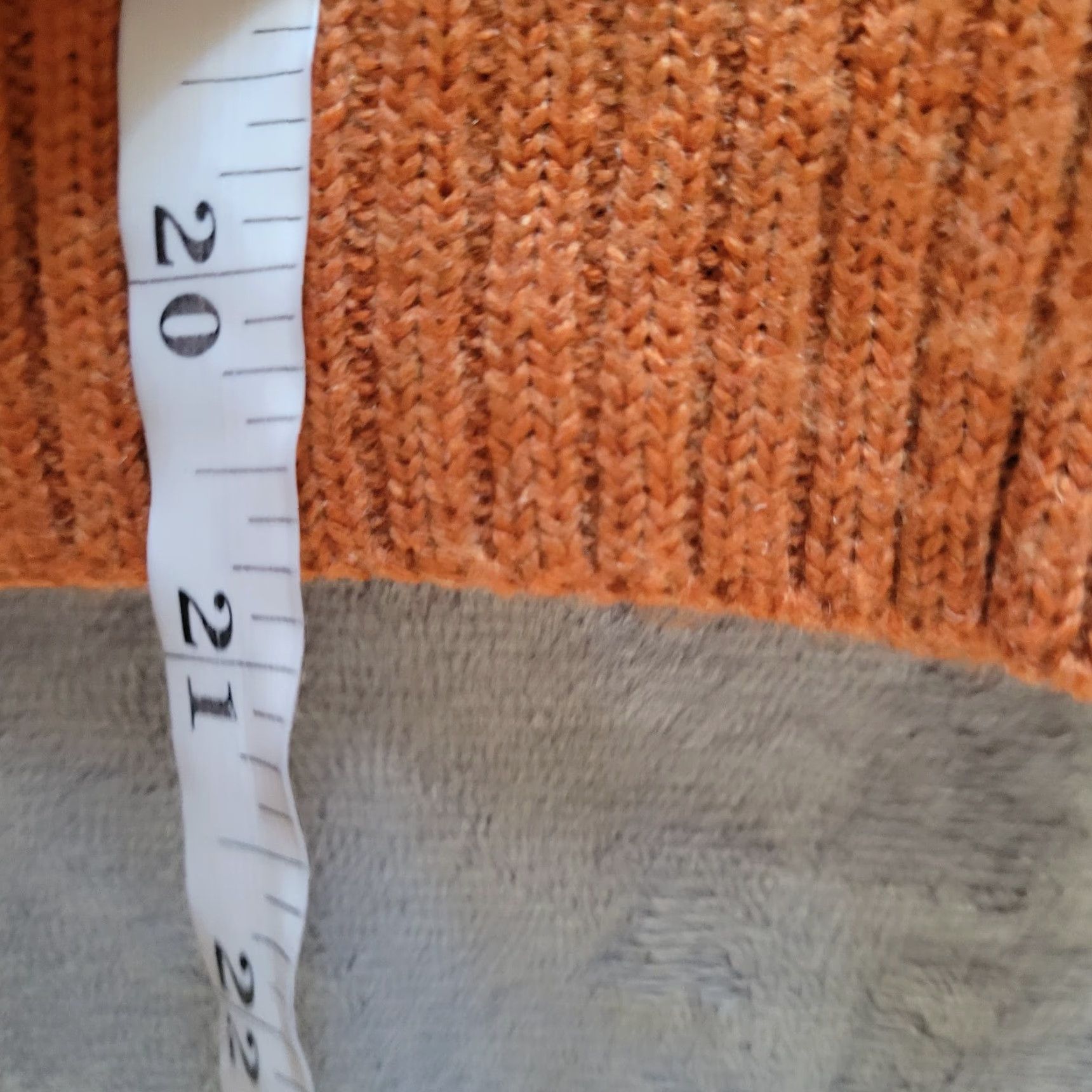Vintage Beretti Sweater Top Womens Large Orange Merino Wool Long Sleeve V Neck Career Size L / US 10 / IT 46 - 6 Thumbnail