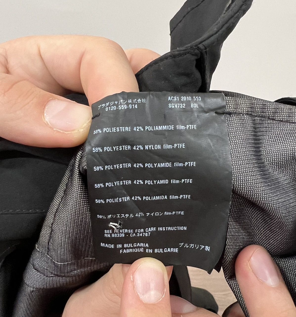 Goretex × Prada Prada Gore-Tex Coat Black Tab Jacket Size US M / EU 48-50 / 2 - 15 Thumbnail