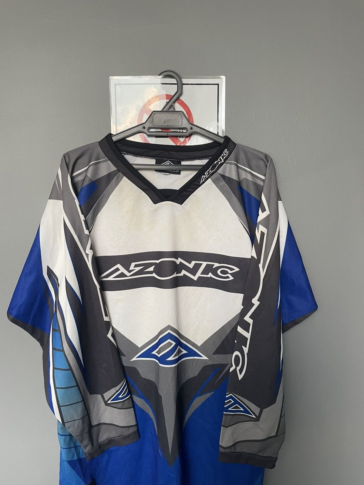 Other Y2k Azonic Bike Jersey Long Sleeve ERD GRUNGE JERSEY Size US XL / EU 56 / 4 - 1 Thumbnail