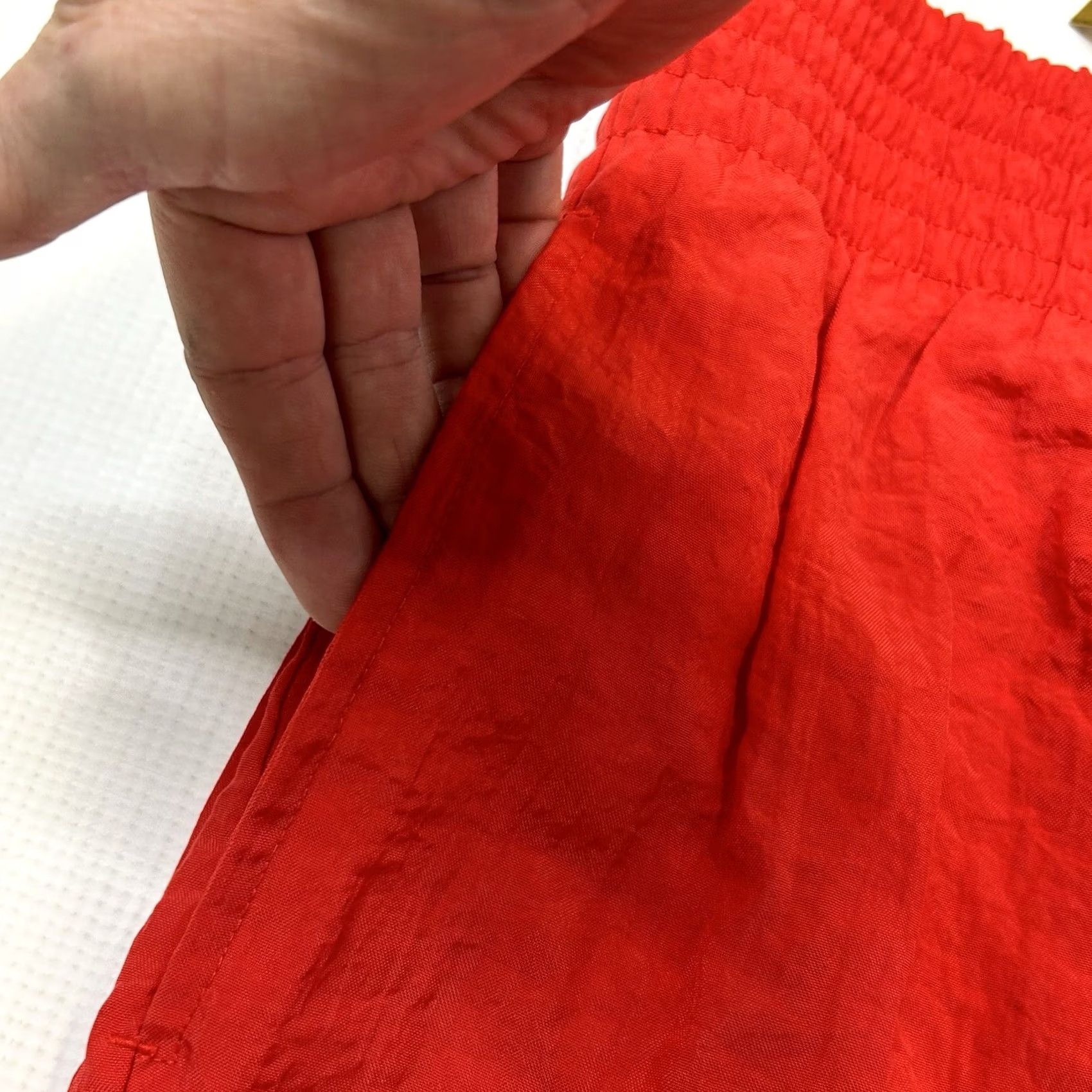 Adidas VINTAGE adidas Shorts Athletic Nylon Trefoil Spellout 80s 90s MENS XL Red Shorts Adidas Mens XL 80s 90s Size US 36 / EU 52 - 7 Thumbnail