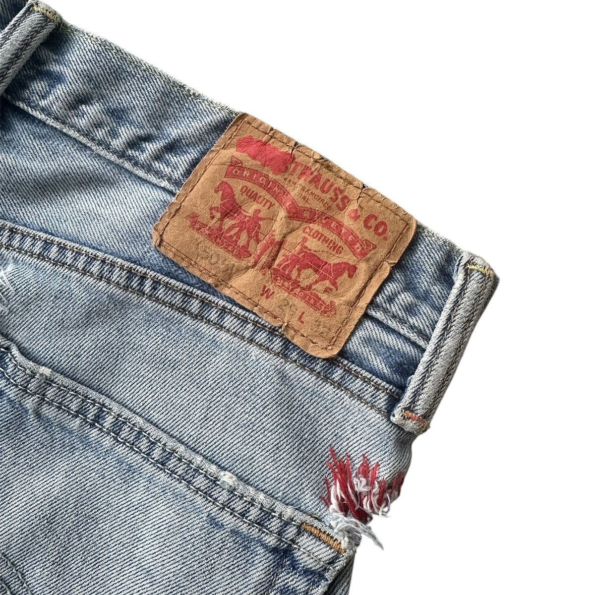Other 1 OF 1 « Dylan Audigier » Denim Graffiti Skirt Size 29" - 4 Thumbnail