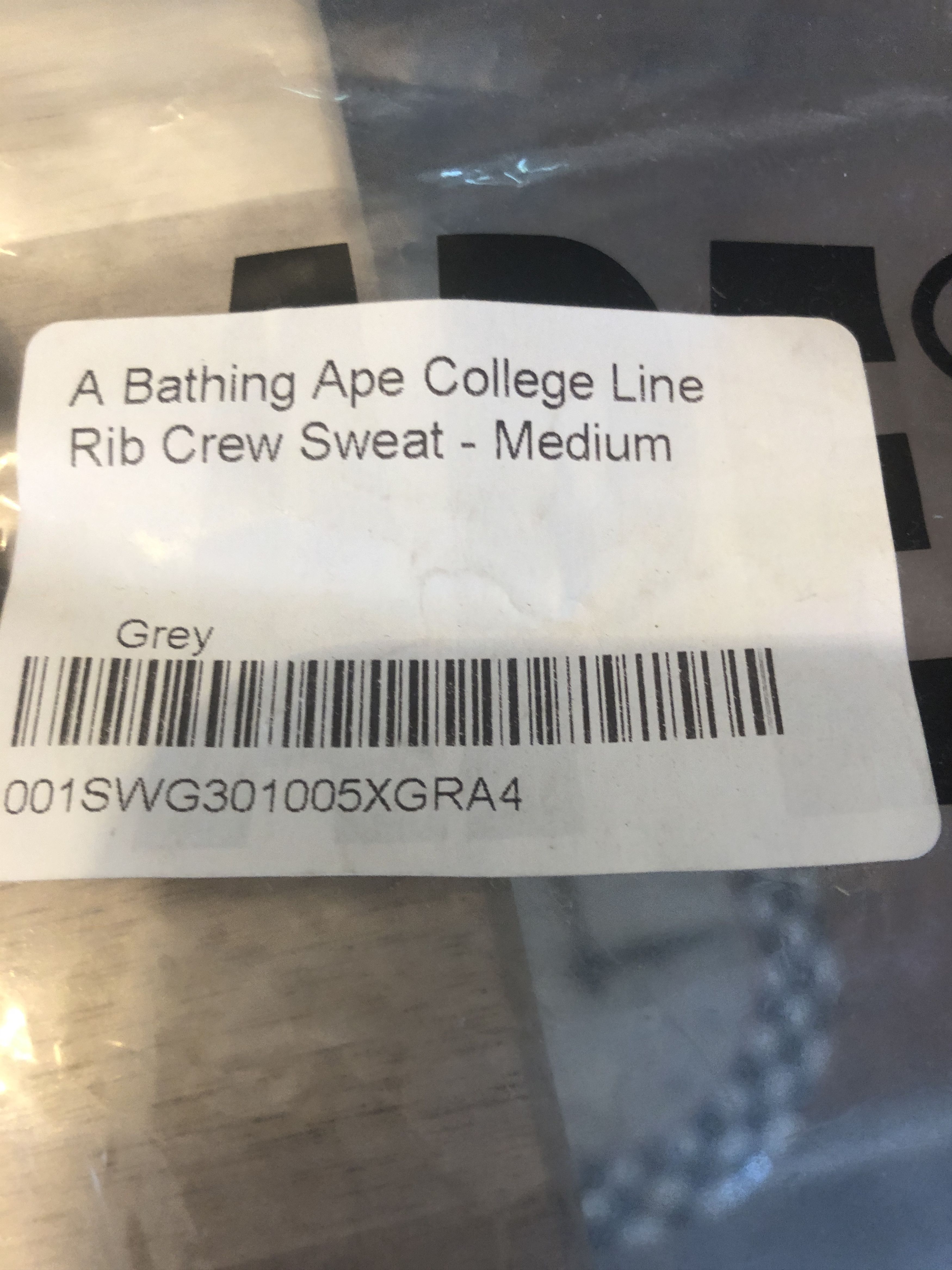 Bape A BATHING APE BAPE MULTICOLOR COLLEGE CREWNECK SWEATSHIRT Size US M / EU 48-50 / 2 - 7 Thumbnail