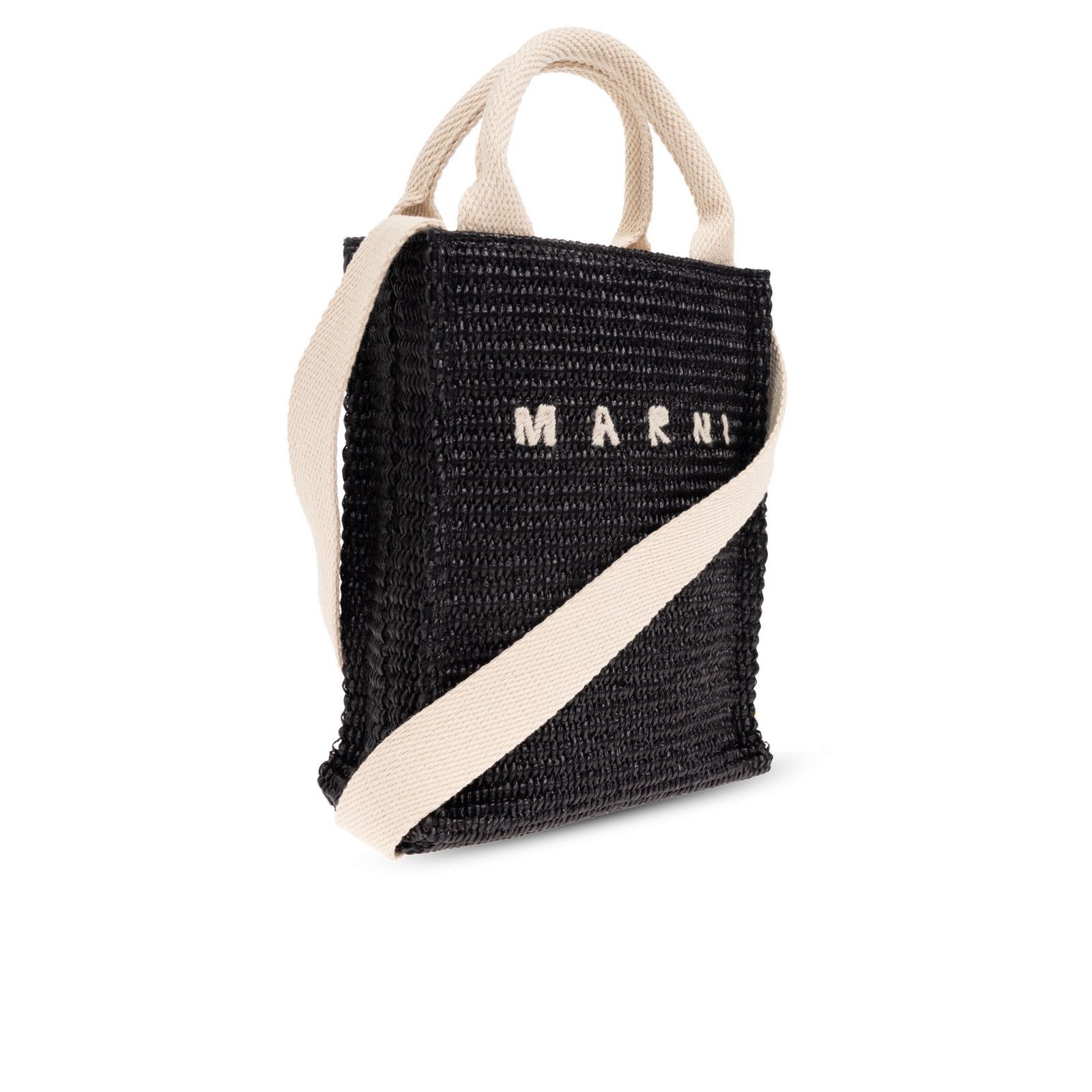 Marni MARNI Black Raffia Shoulder Bag New & Authentic Size ONE SIZE - 3 Thumbnail