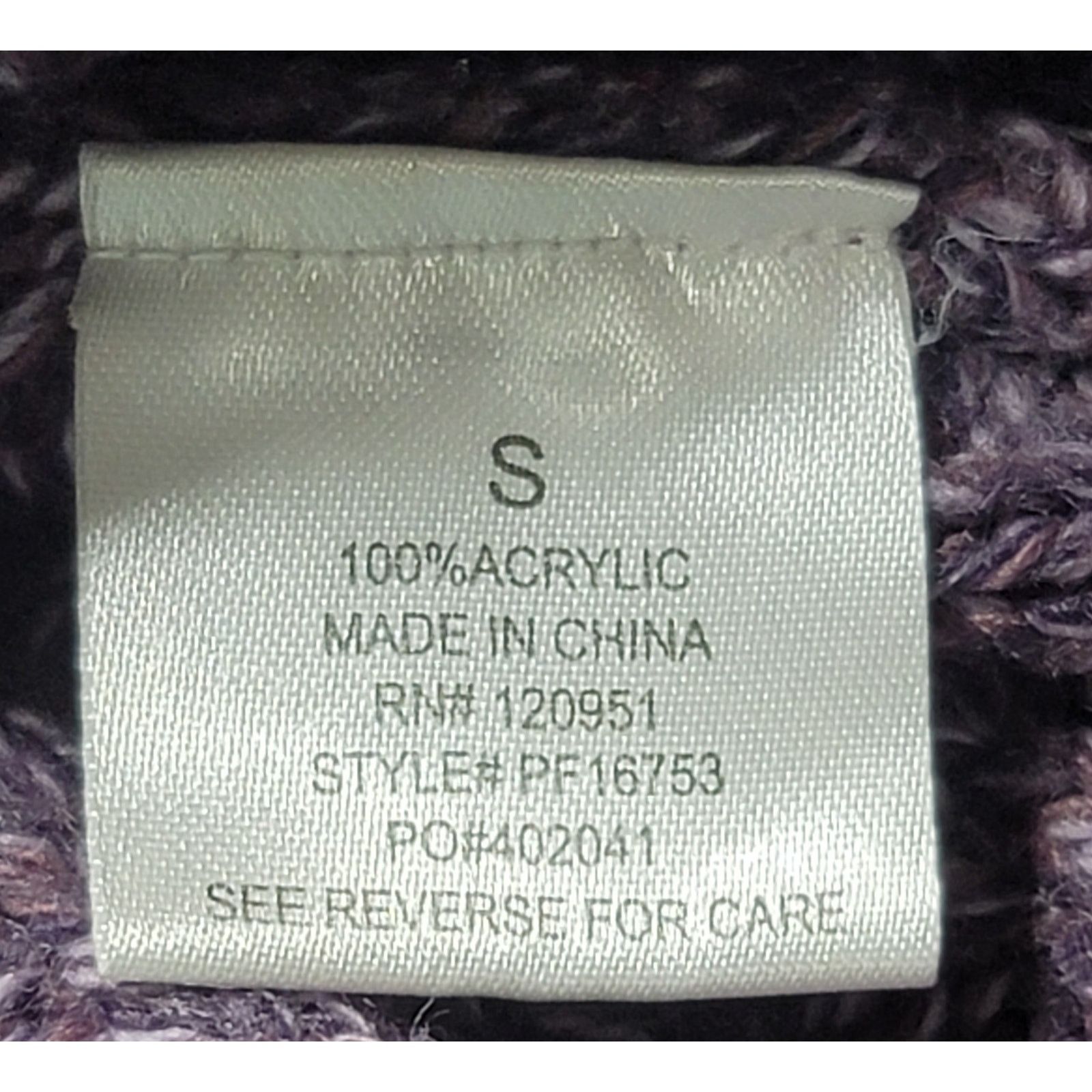 Other Pink Rose Purple Marled Boat Neck Sweater Small Lightweight Size S / US 4 / IT 40 - 4 Thumbnail
