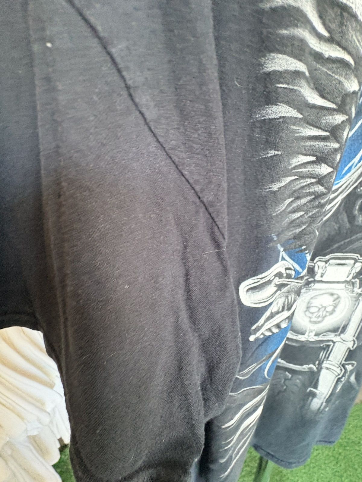 Vintage Vintage Y2K biker skull and angel wings T-Shirt Size US XXL / EU 58 / 5 - 6 Thumbnail