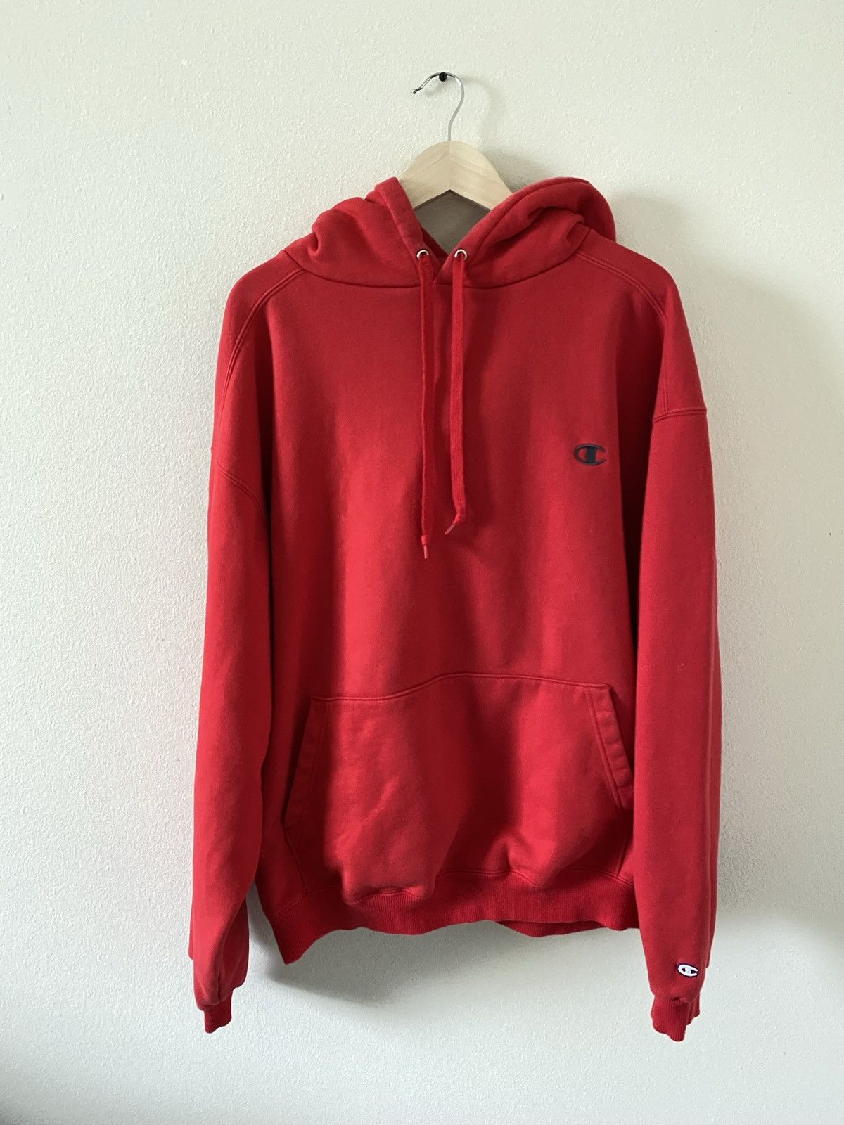 Champion Vintage Red Champion Hoodie Size US XXL / EU 58 / 5 - 9 Thumbnail