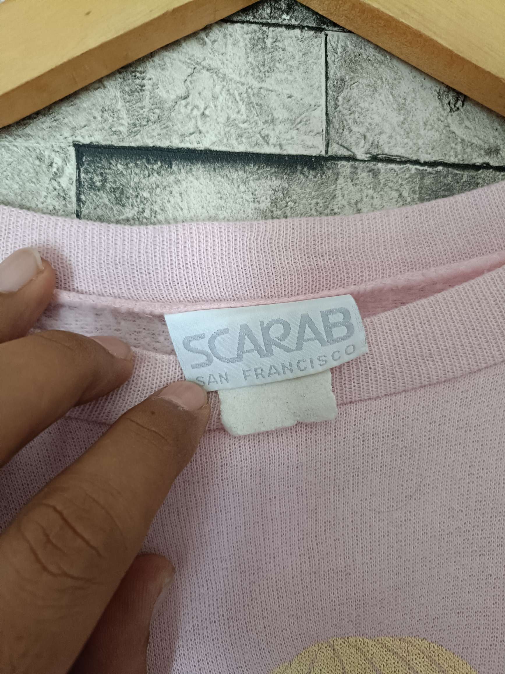 Vintage Vintage scarab San Francisco cats balloon oversized sweater Size ONE SIZE - 6 Thumbnail