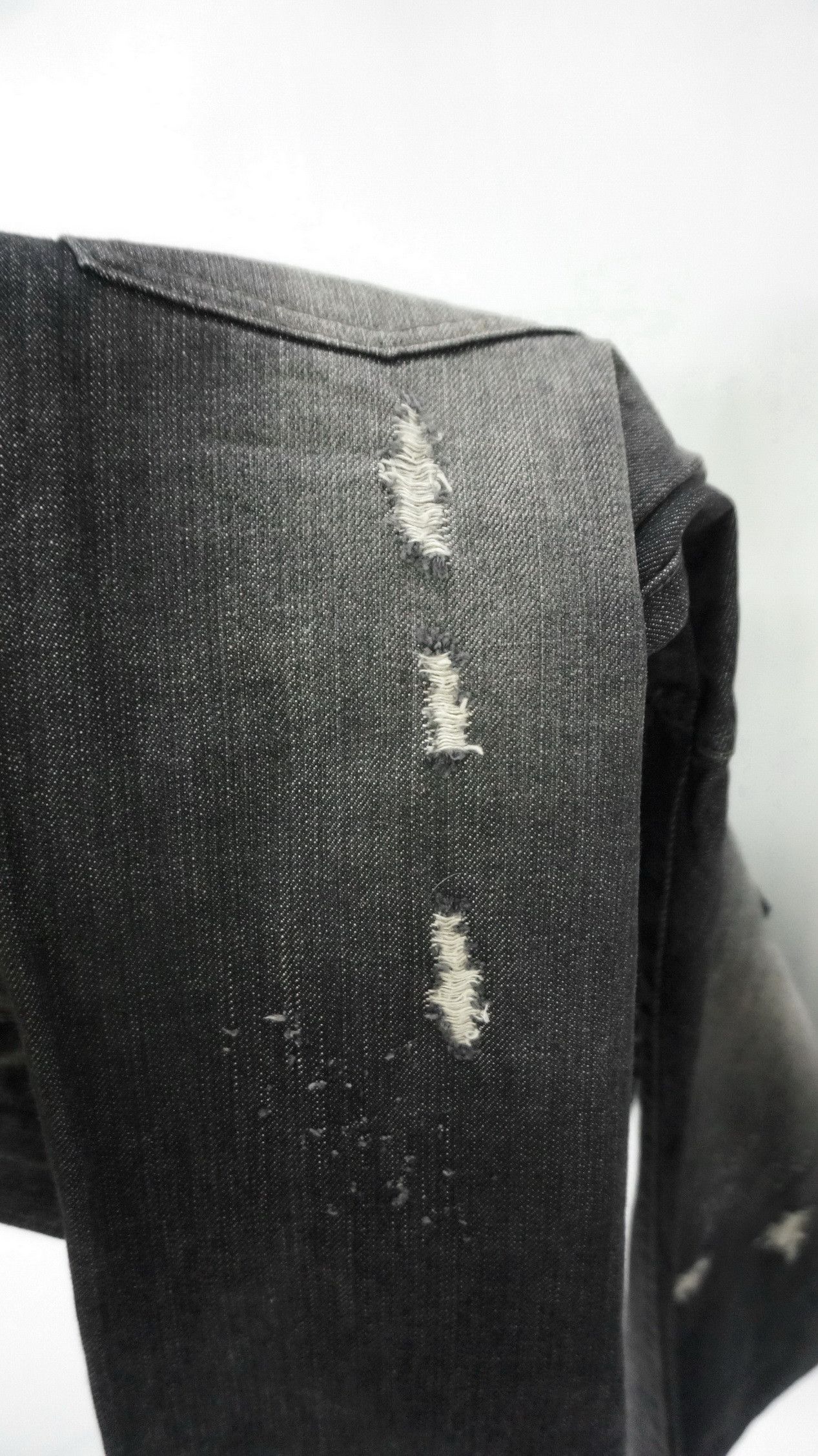 Japanese Brand ⛩️JAPANESE BRAND Double Waist Faux Snakeskin Jeans Size US 29 - 8 Thumbnail
