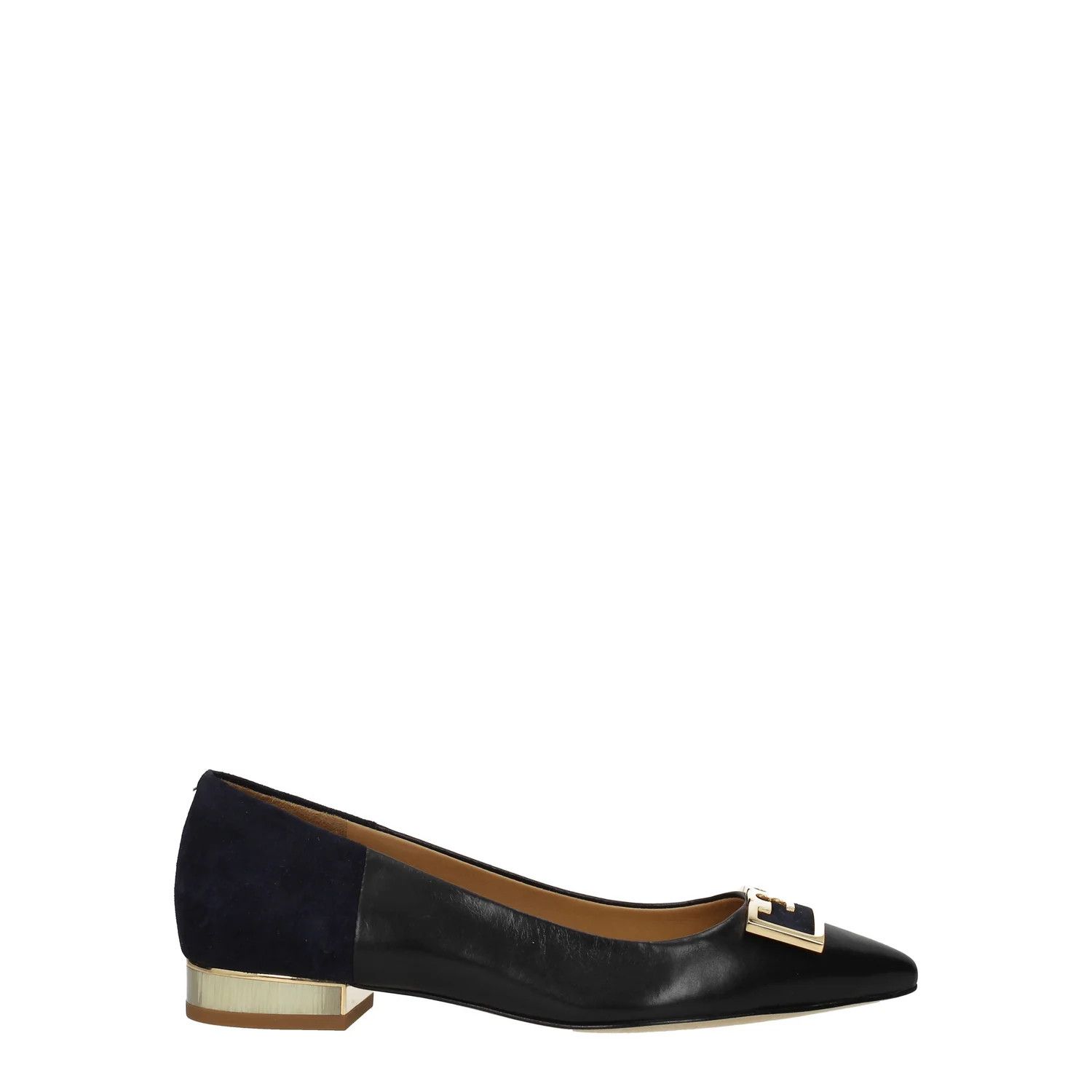 Tory Burch ob1o1e1124 Leather Ballet Flats in Black Size US 5 / IT 35 - 1 Thumbnail
