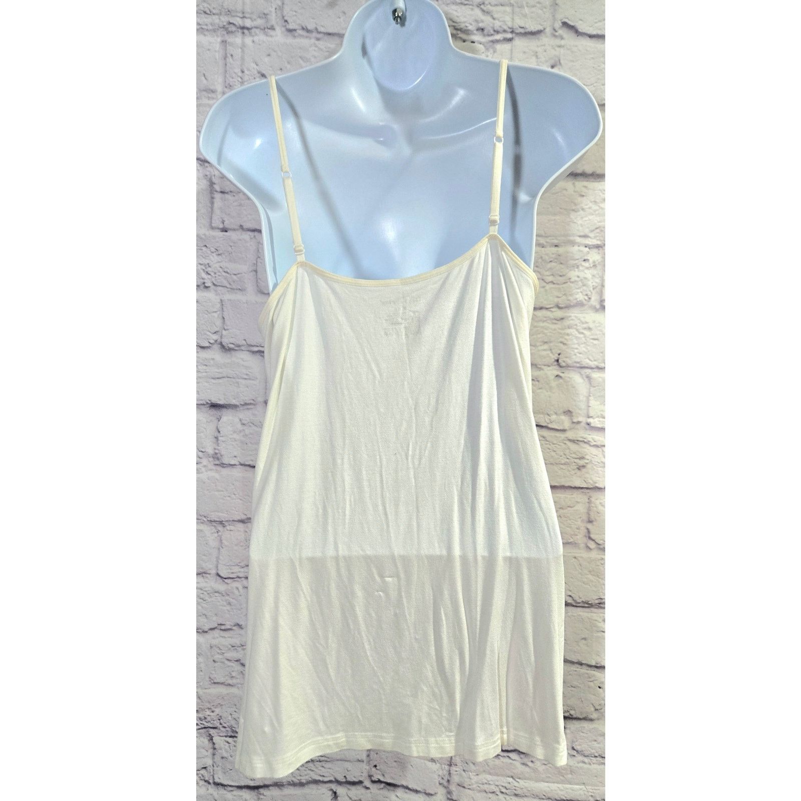 Other Lady Hathaway White Adjustable Spaghetti Straps Tank XL Size XL / US 12-14 / IT 48-50 - 2 Thumbnail