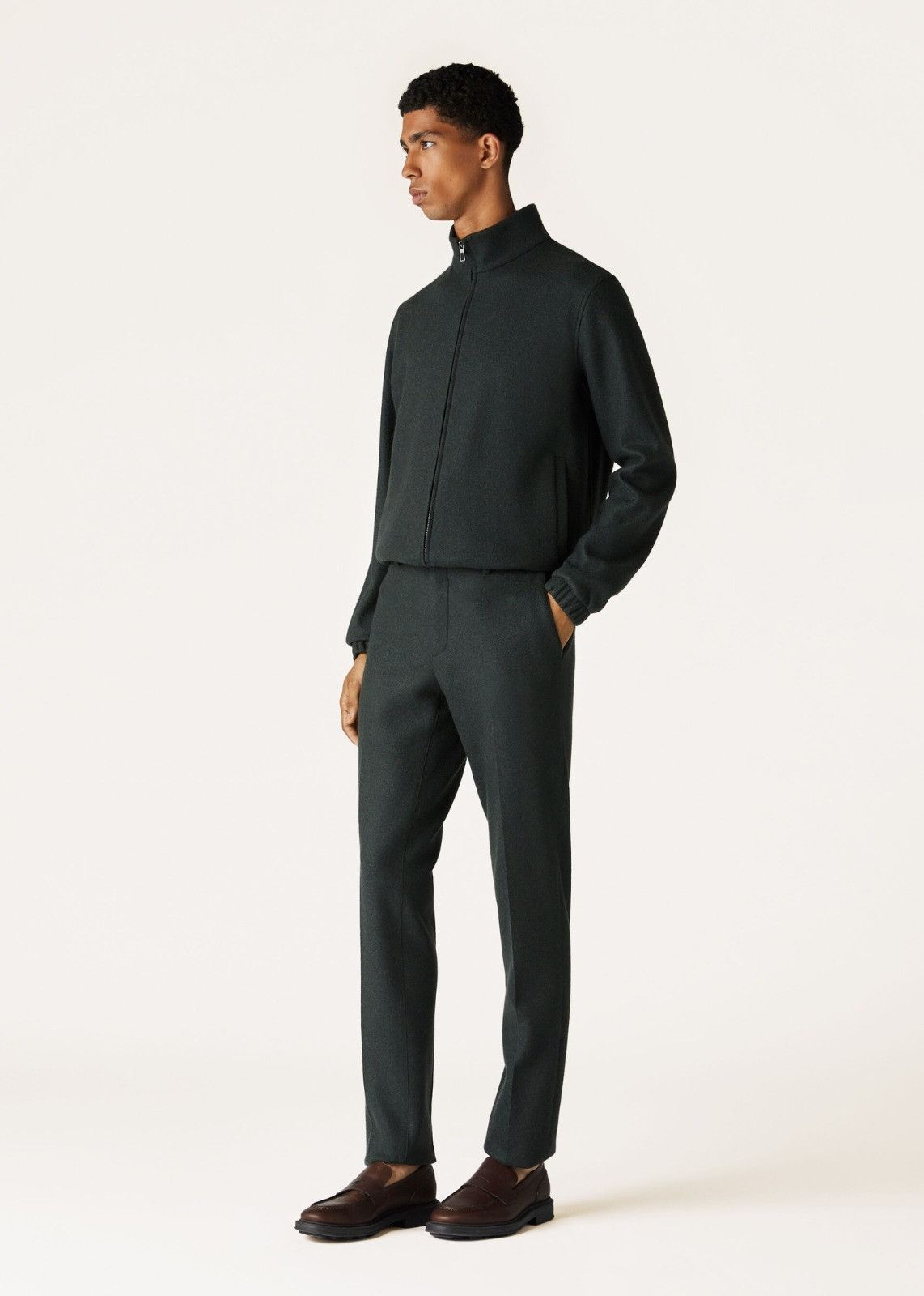 Loro Piana o1srvl11e0225 FAO0642 Giulio Trouser in Dark Green Size US 32 / EU 48 - 7 Thumbnail