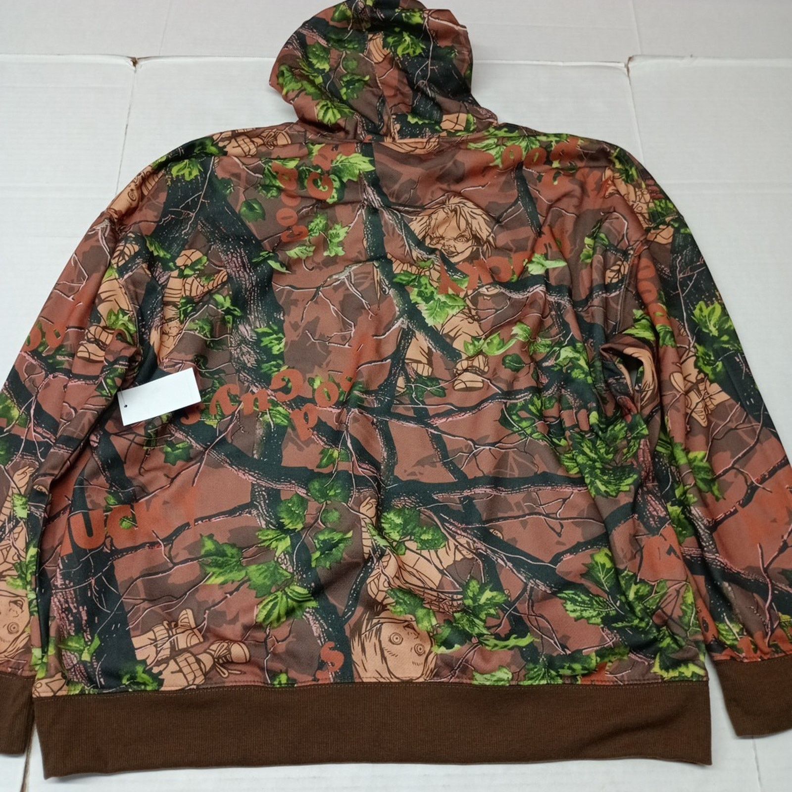 Other Men's Size L Childs Play Chucky Good Guys Camouflage Hoodie Size US L / EU 52-54 / 3 - 7 Thumbnail