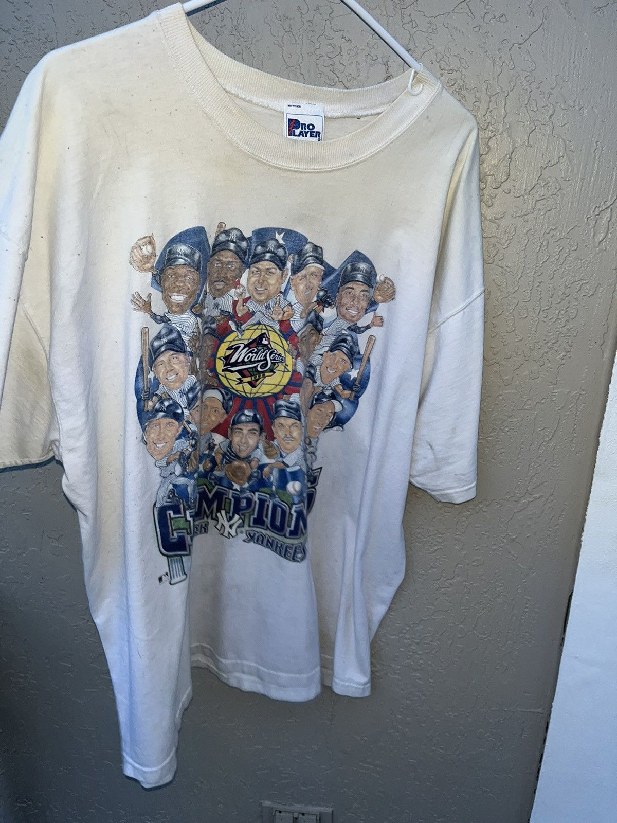 Vintage VINTAGE NY Yankees 1998 World Series Size US XL / EU 56 / 4 - 3 Thumbnail