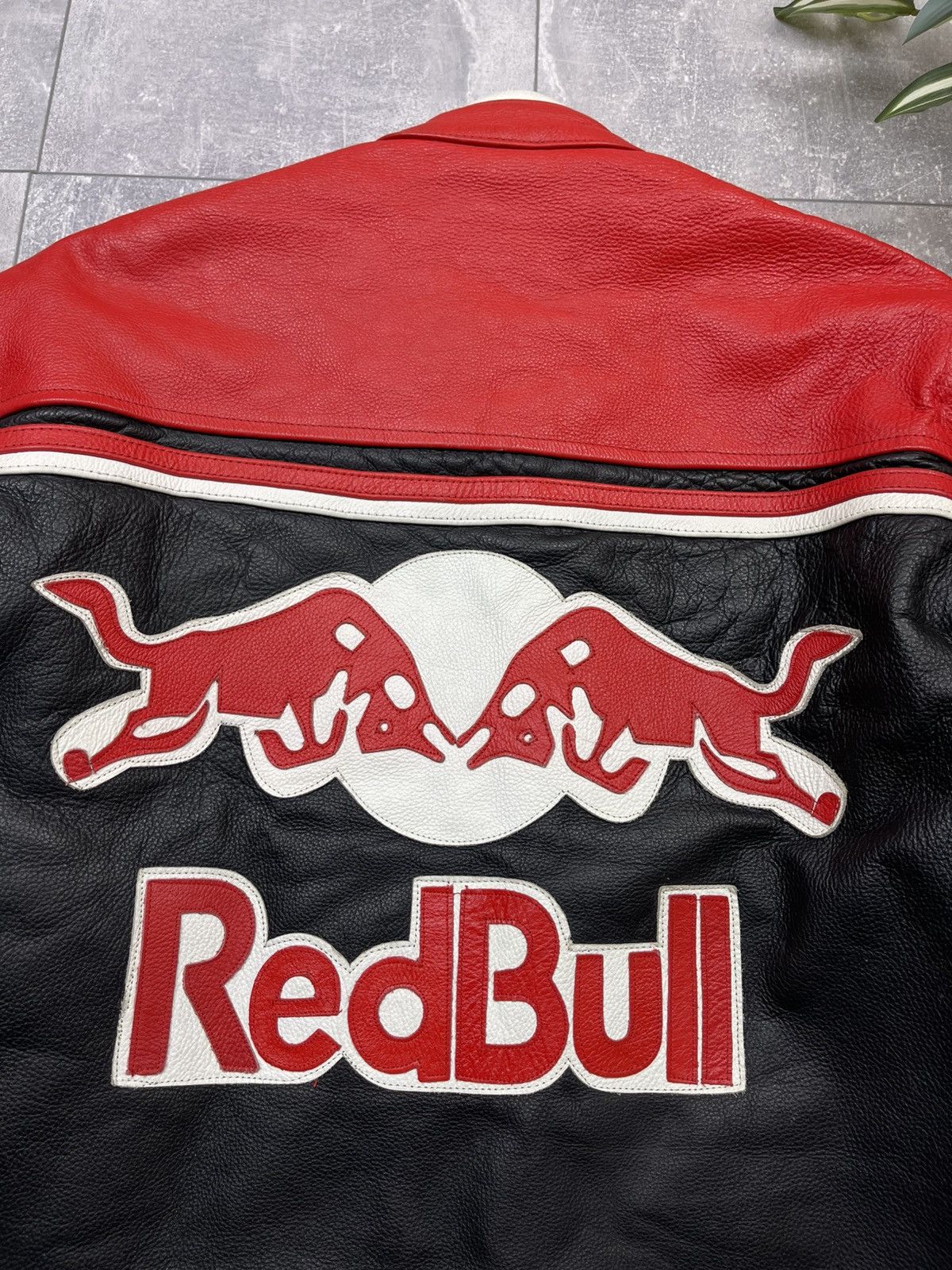 Vintage Red Bull Sponsored Racing Leather Jacket Size XXL Men’s Size US XXL / EU 58 / 5 - 18 Thumbnail