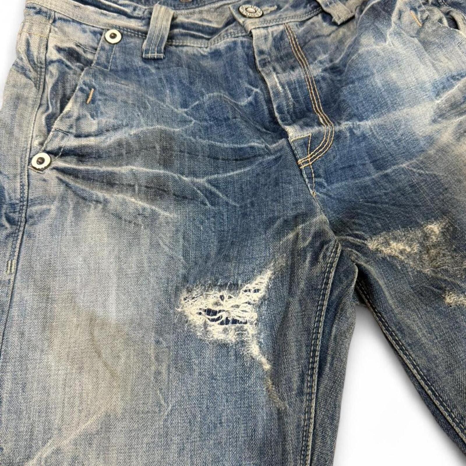 True Religion BUCKAROO VINTAGE STRAIGHT LEG DENIM JEANS Size US 34 / EU 50 - 7 Thumbnail