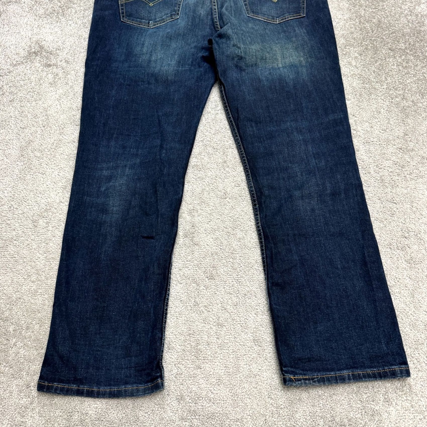 Levi's Levi's 511 Straight Leg Slim Fit Denim Jeans Mens 42x32 Blue Dark Wash Casual Size US 42 / EU 58 - 4 Thumbnail