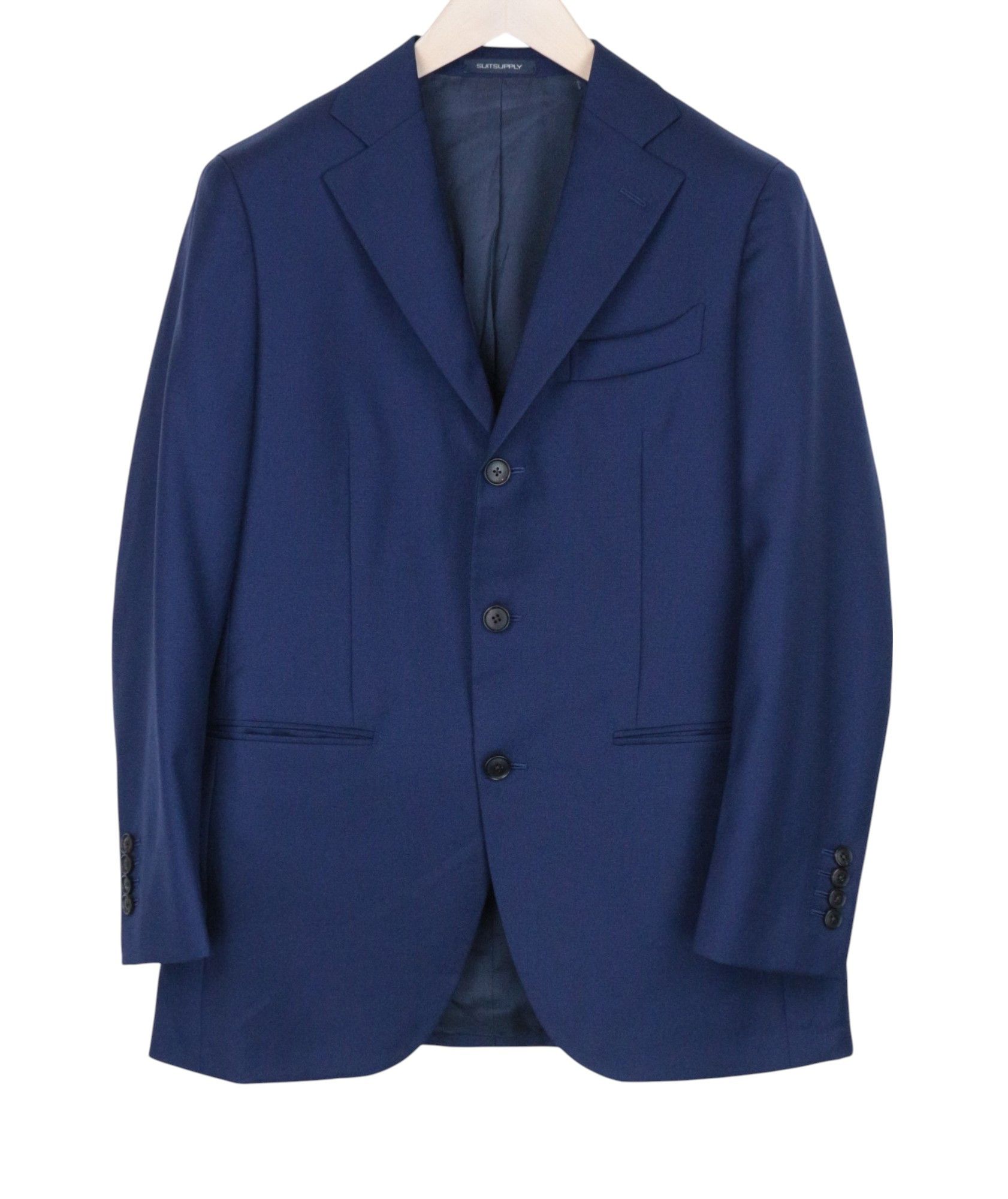 Suitsupply LA SPALLA UK34R Blue Wool 2 Piece Suit 67634 Size 34R - 2 Thumbnail